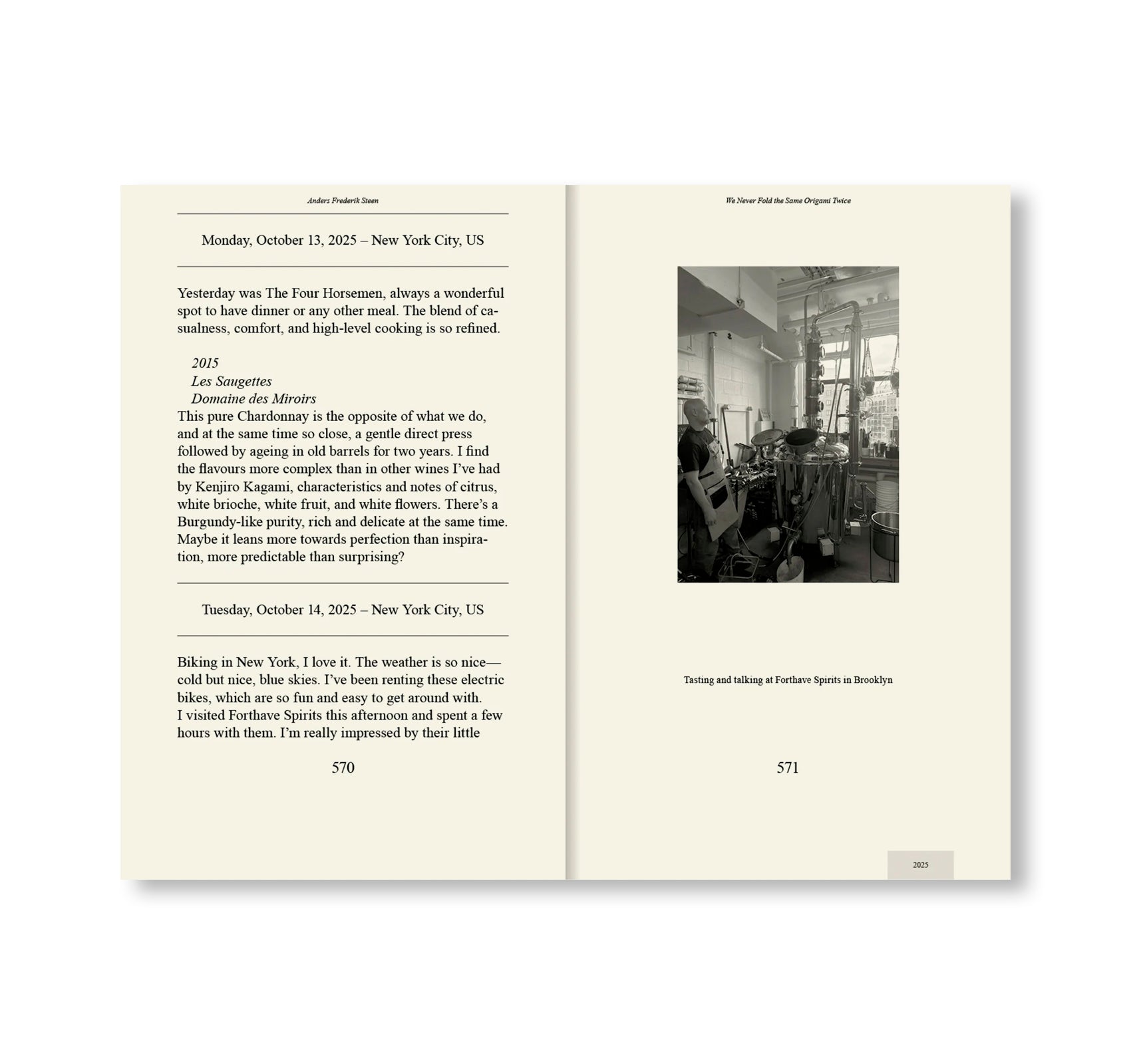 WE NEVER FOLD THE SAME ORIGAMI TWICE by Anders Frederik Steen (VOL.2)
