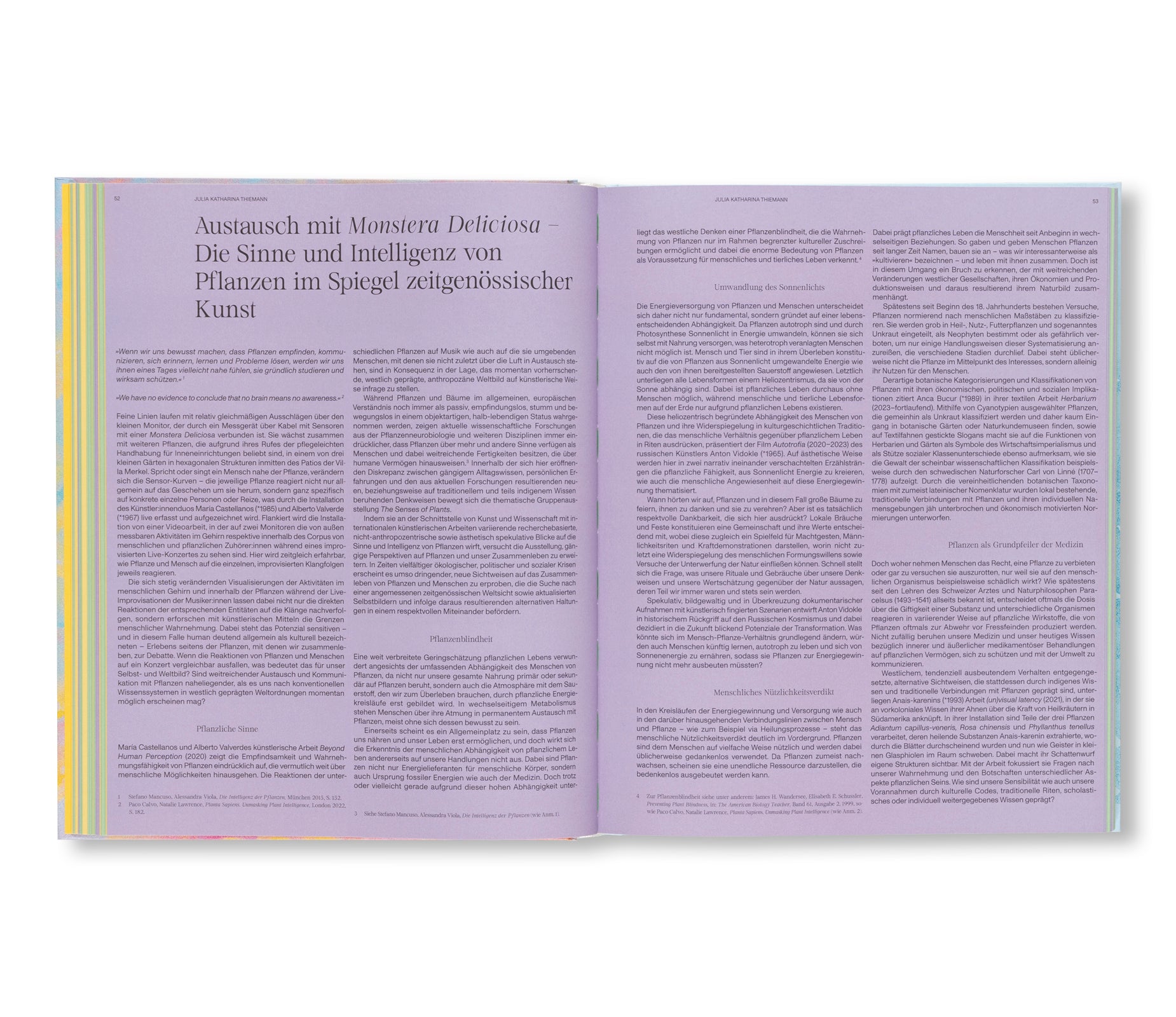 THE SENSES OF PLANTS