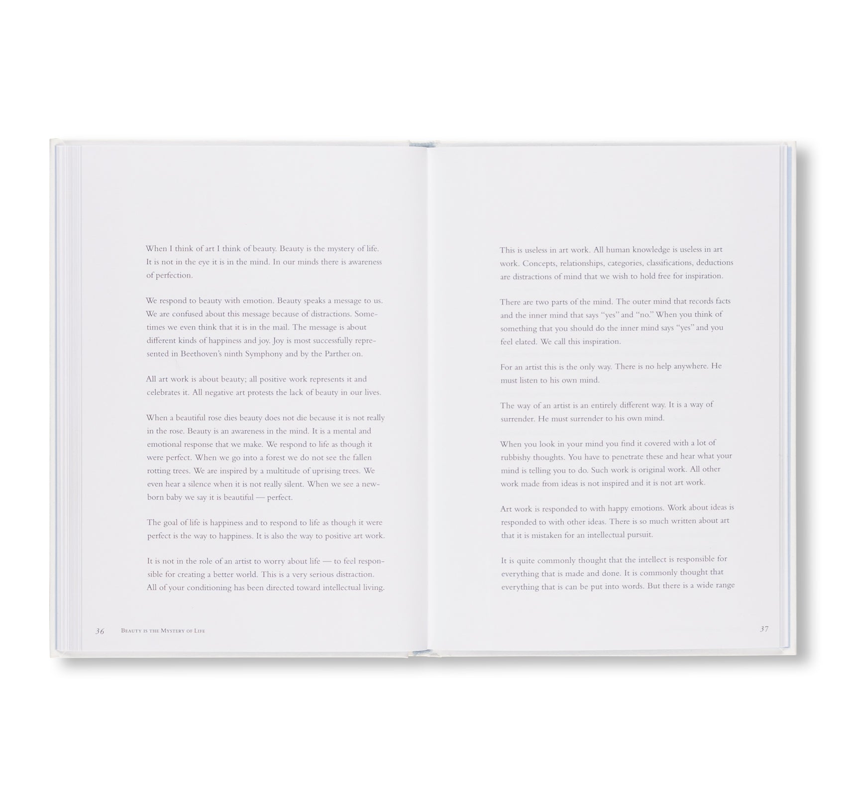 AGNES MARTIN: ON BEAUTY by Agnes Martin