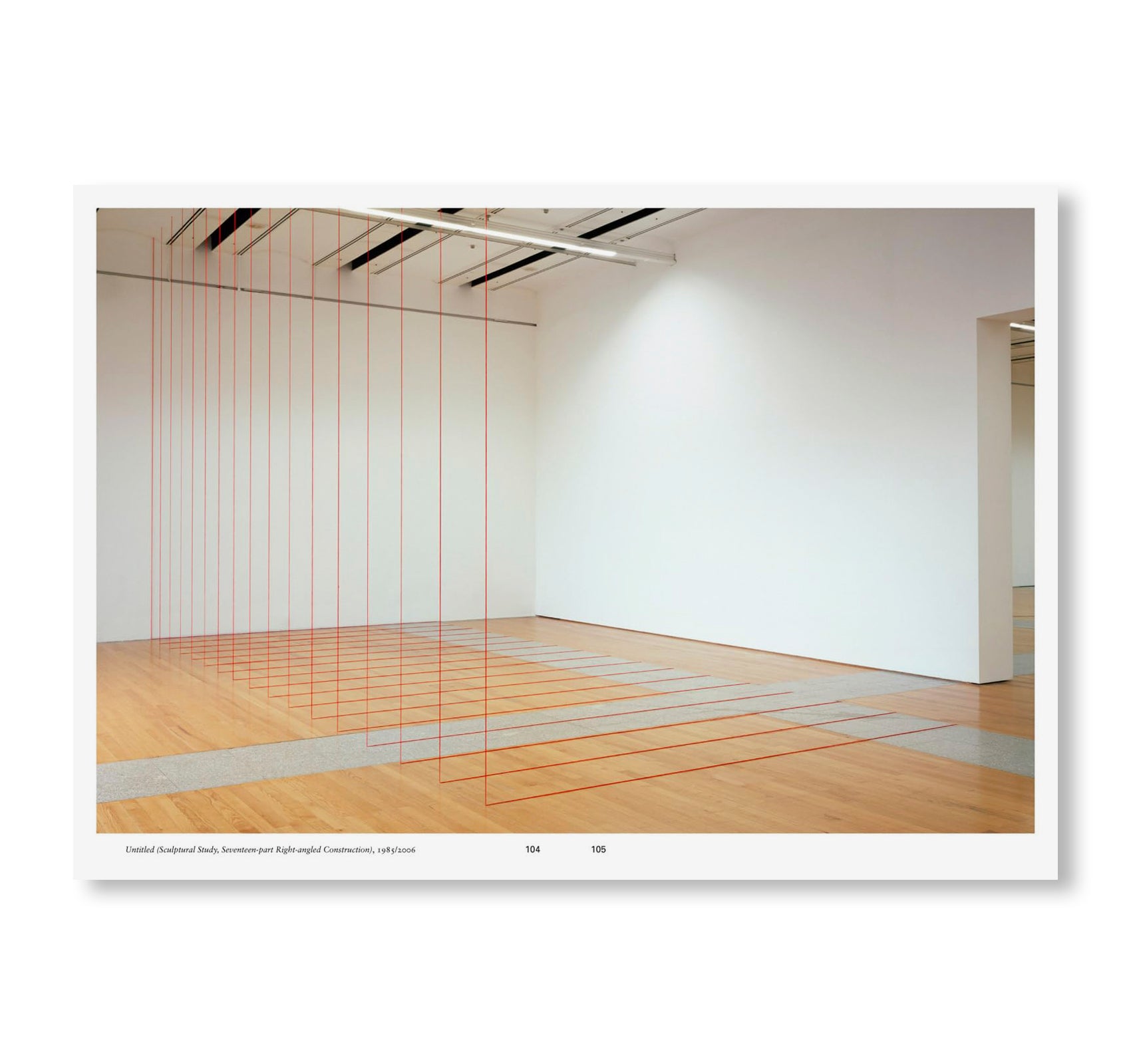 THREADING SPACE by Fred Sandback