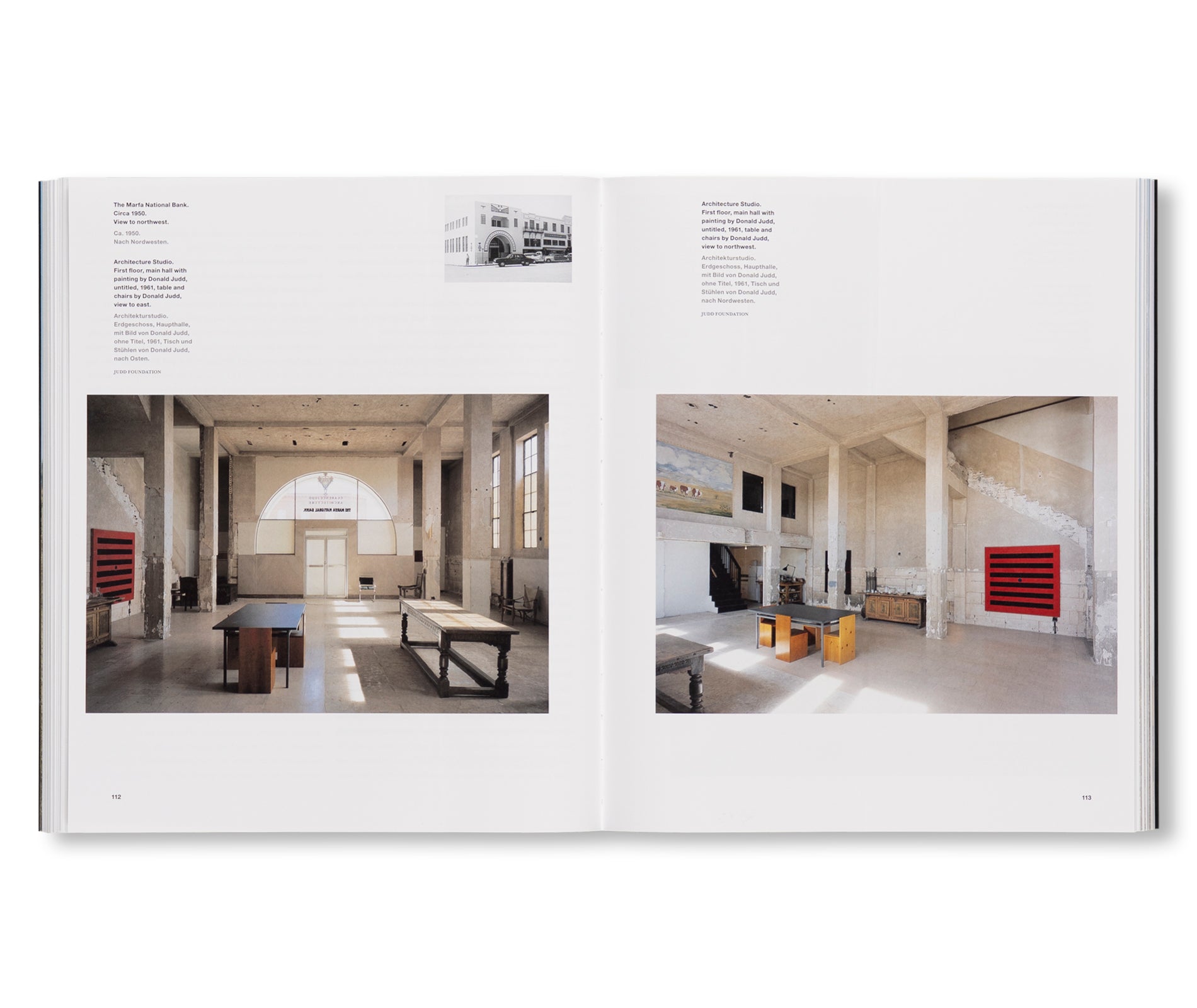 DONALD JUDD: ARCHITECTURE IN MARFA, TEXAS by Donald Judd [SECOND EXPANDED EDITION]