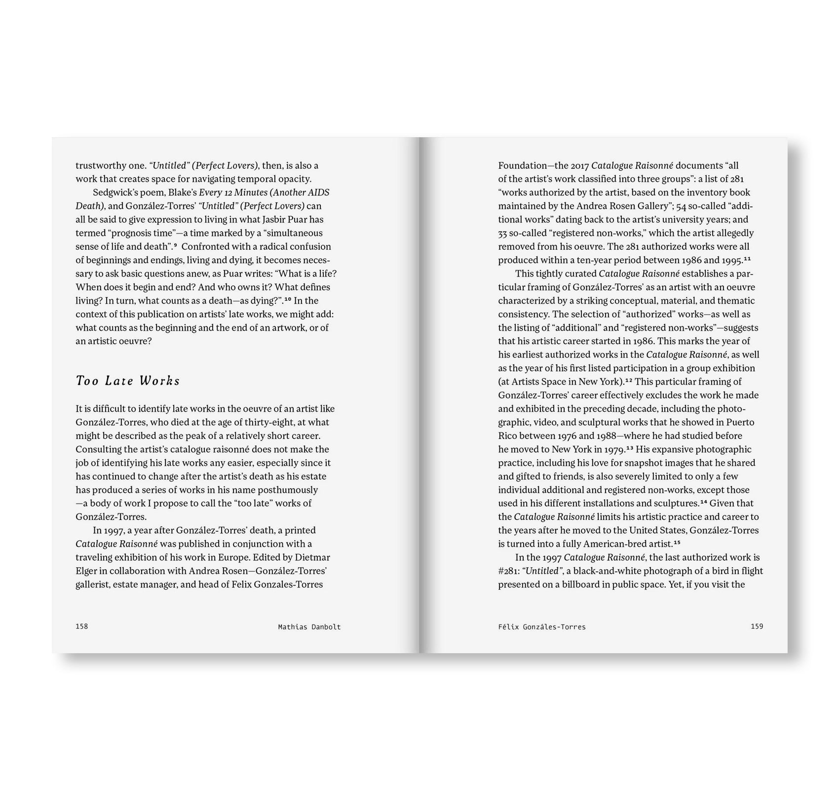 TWILIGHTS: ESSAYS ON ARTISTS’ LATE WORK