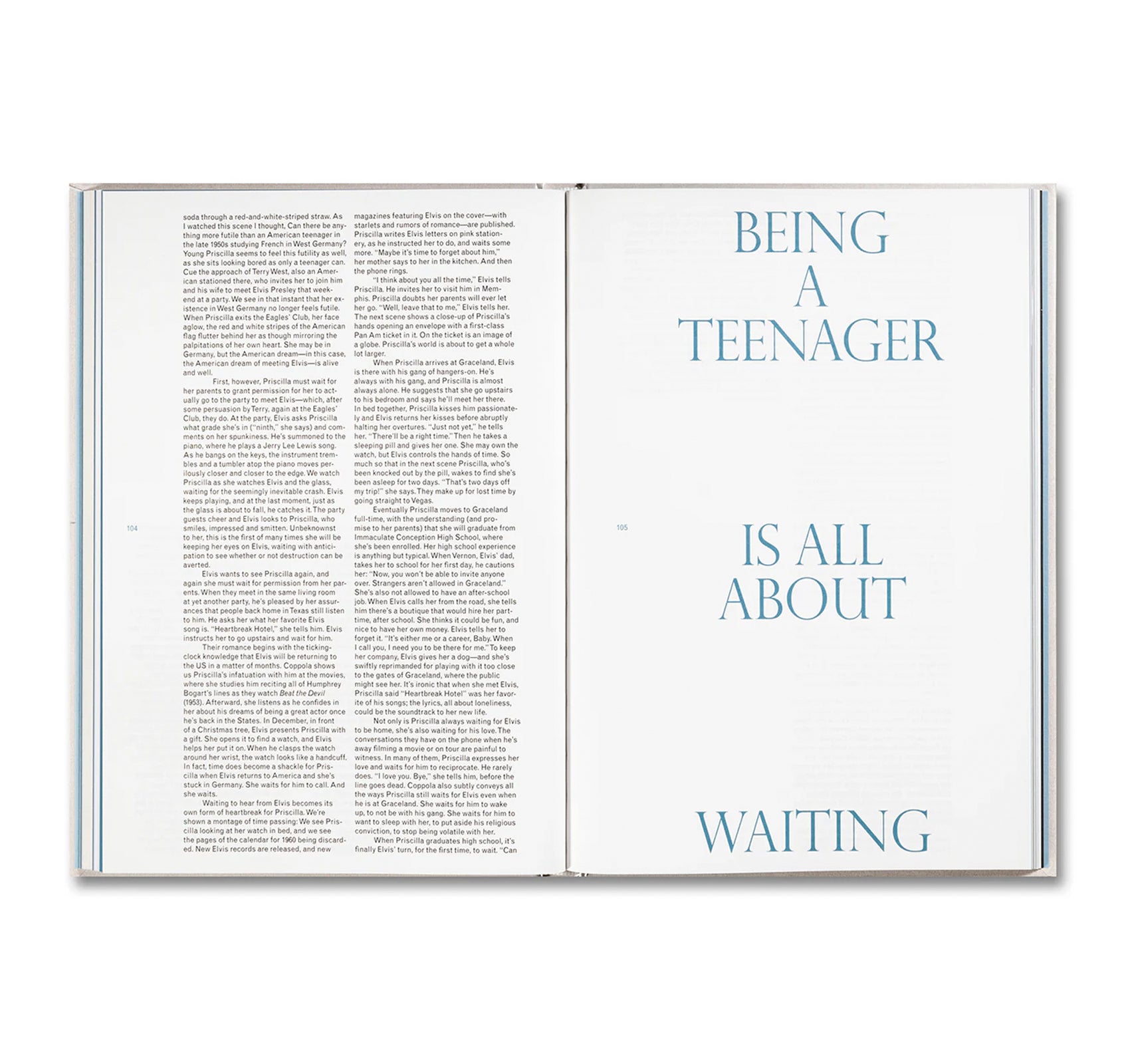 PRISCILLA SCREENPLAY BOOK by Sofia Coppola