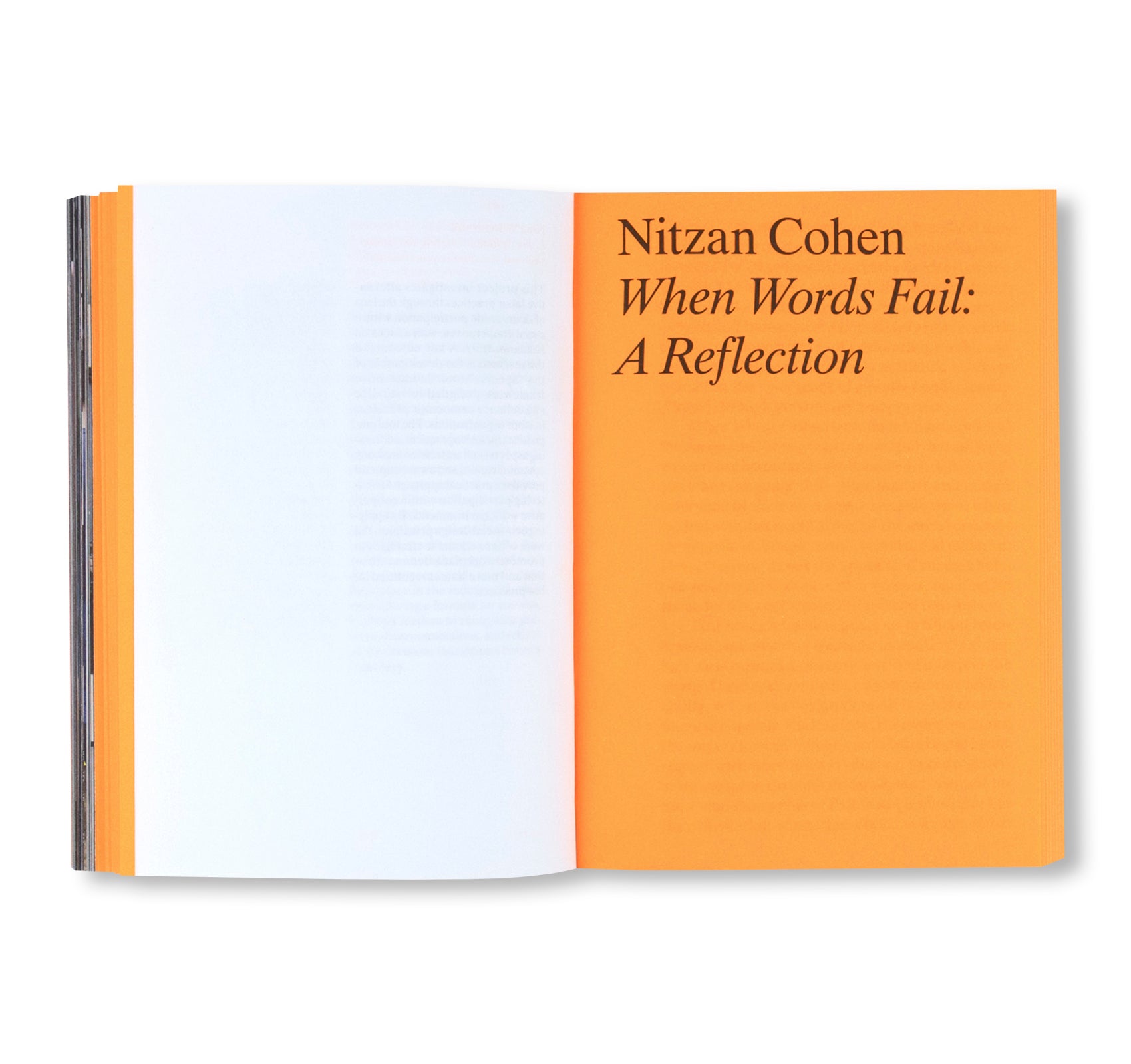 WHEN WORDS FAIL - ON PRACTICE-BASED ART, DESIGN AND EDUCATION