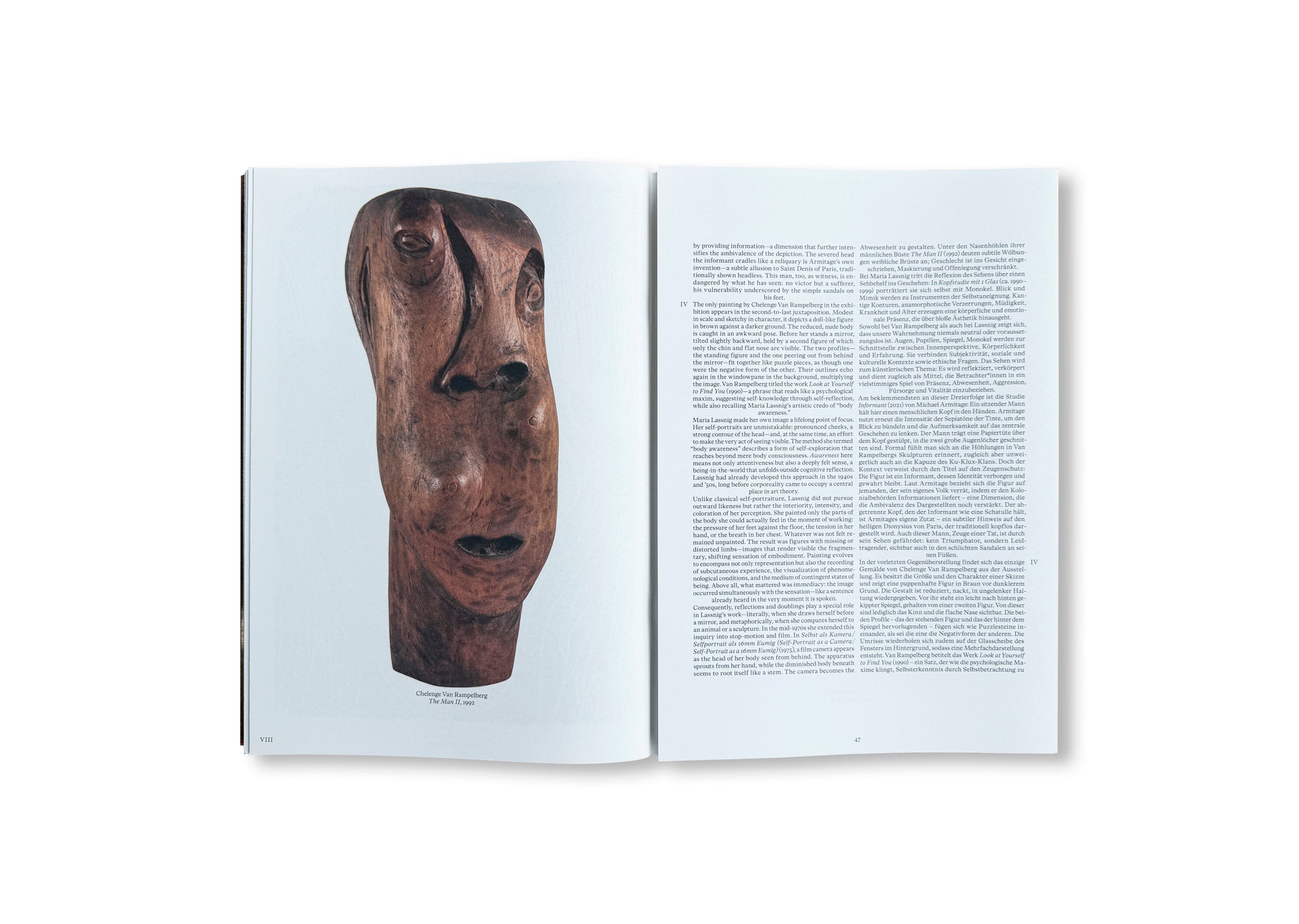 LOOK AT YOURSELF TO FIND YOU by Michael Armitage, Maria Lassnig, Chelenge Van Rampelberg