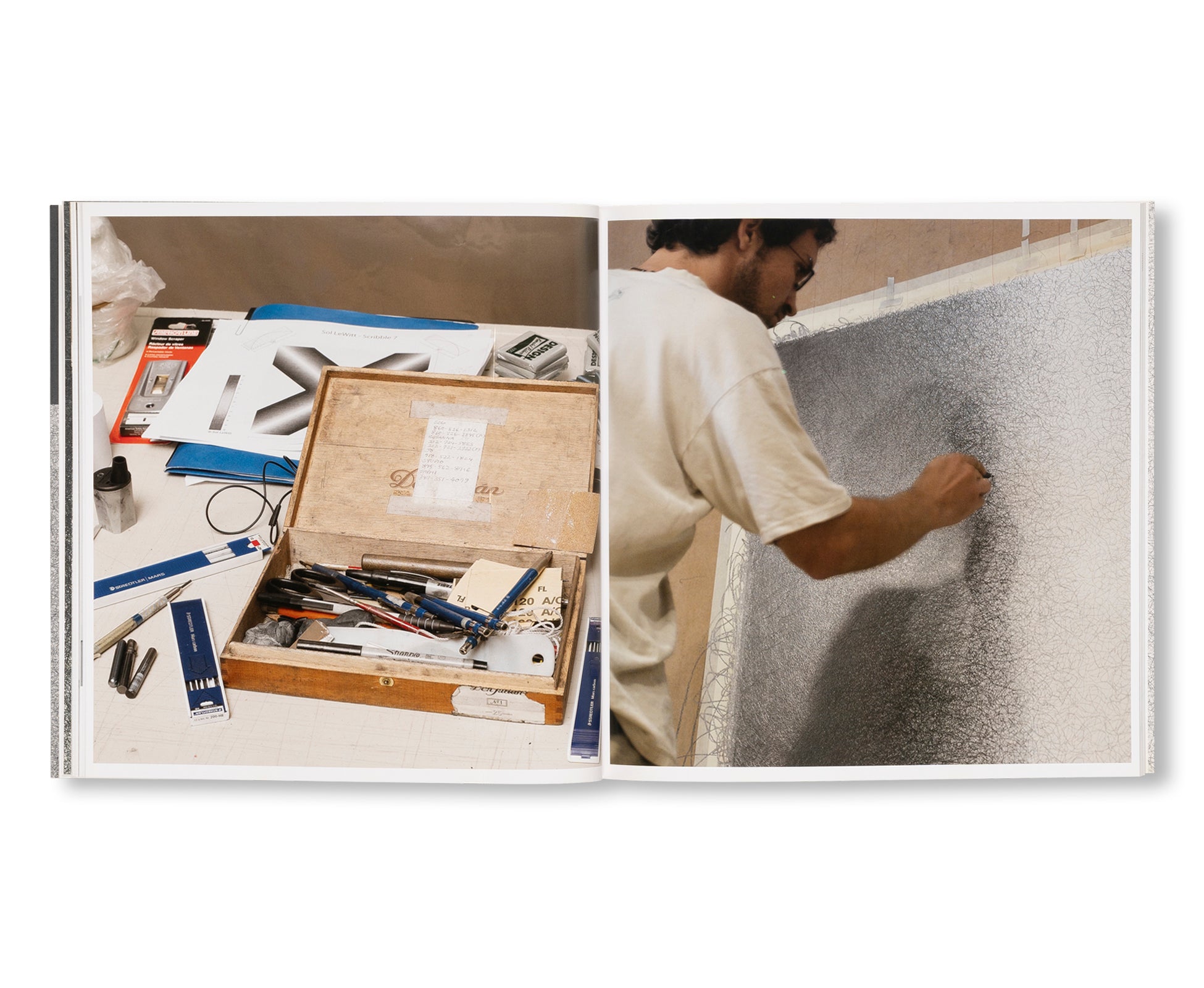 SCRIBBLE WALL DRAWINGS by Sol LeWitt