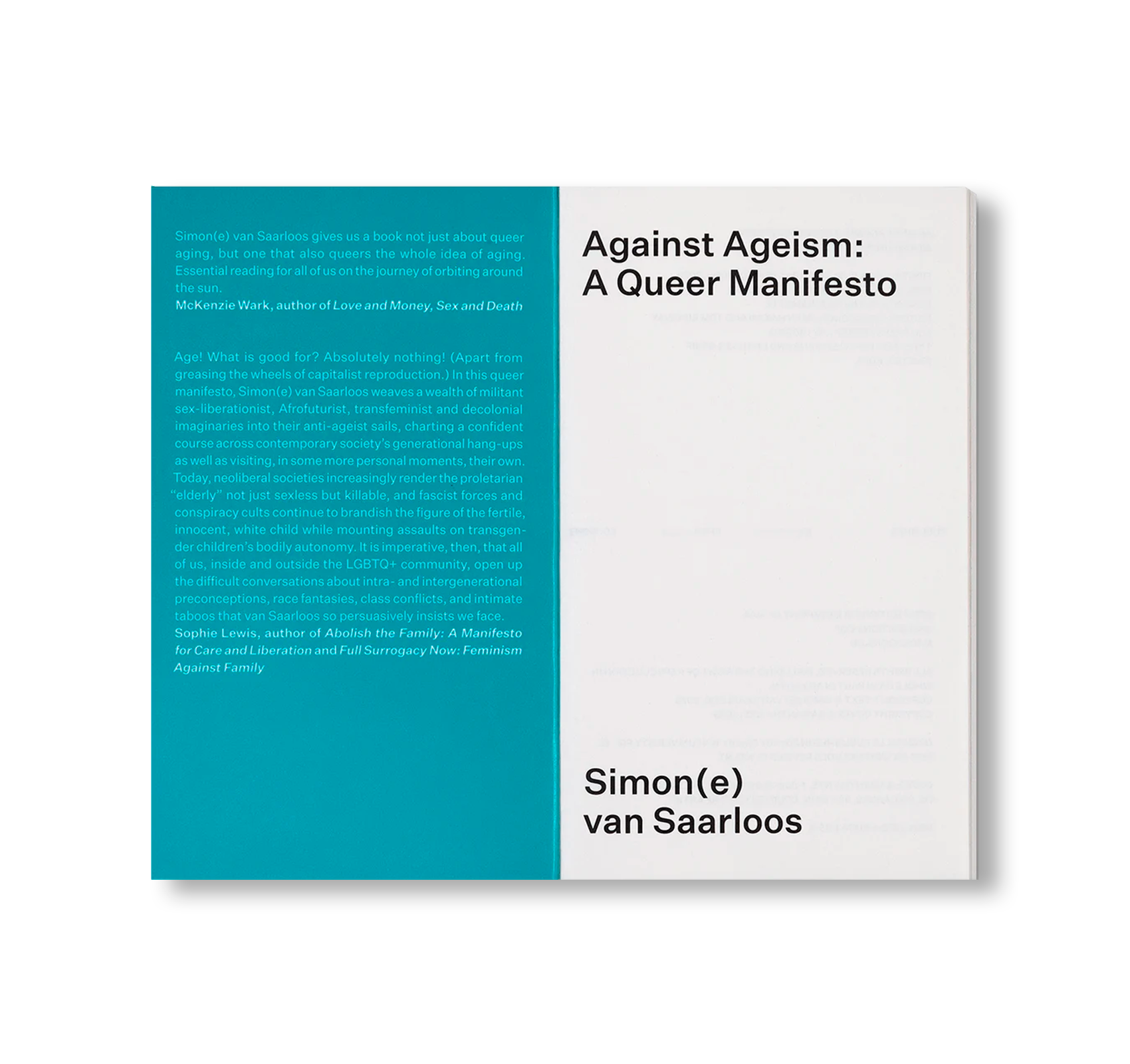 AGAINST AGEISM: A QUEER MANIFESTO by Simon(e) van Saarloos