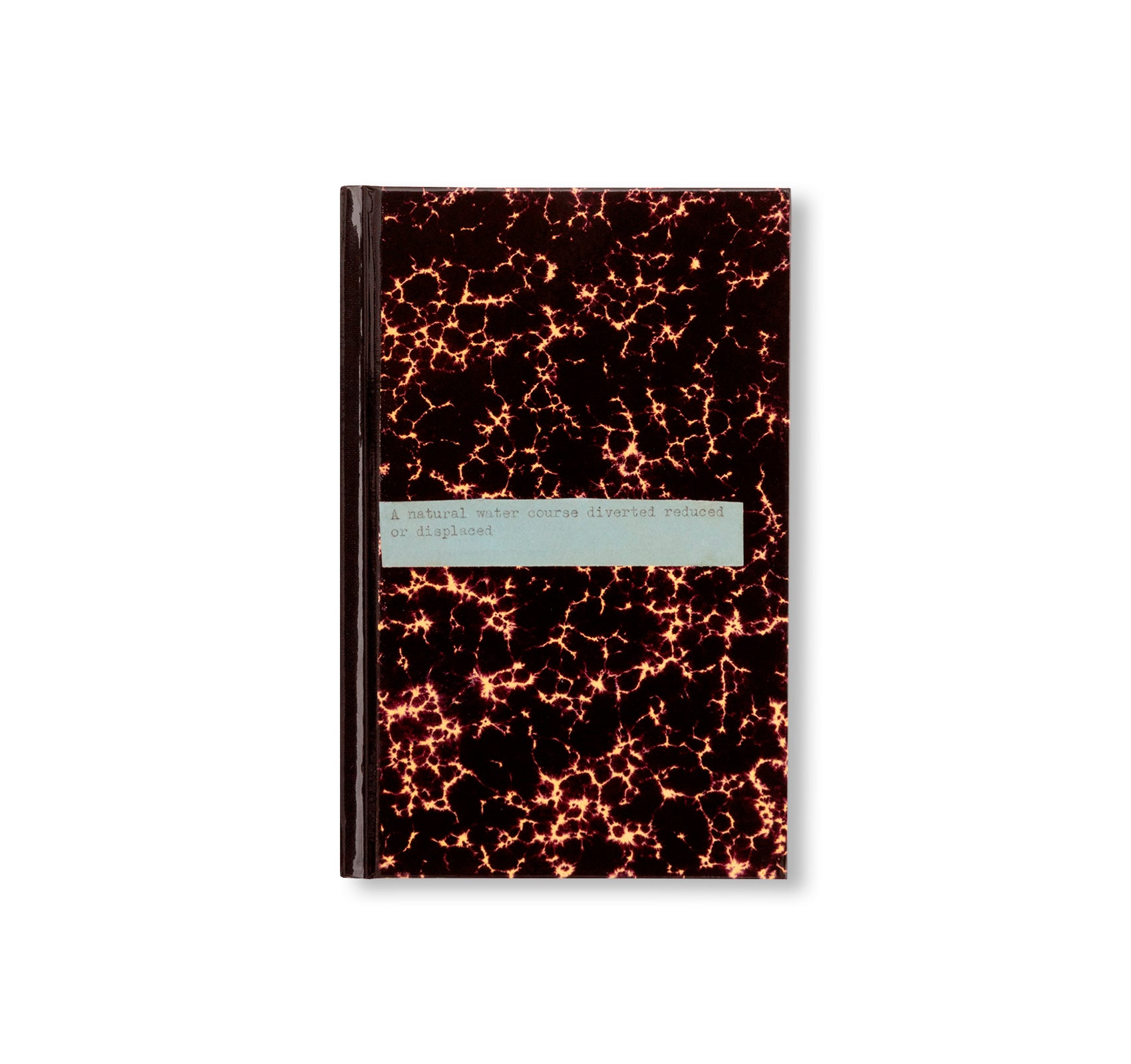 TERMINAL BOUNDARIES AND A NATURAL WATER COURSE DIVERTED REDUCED OR DISPLACED by Lawrence Weiner