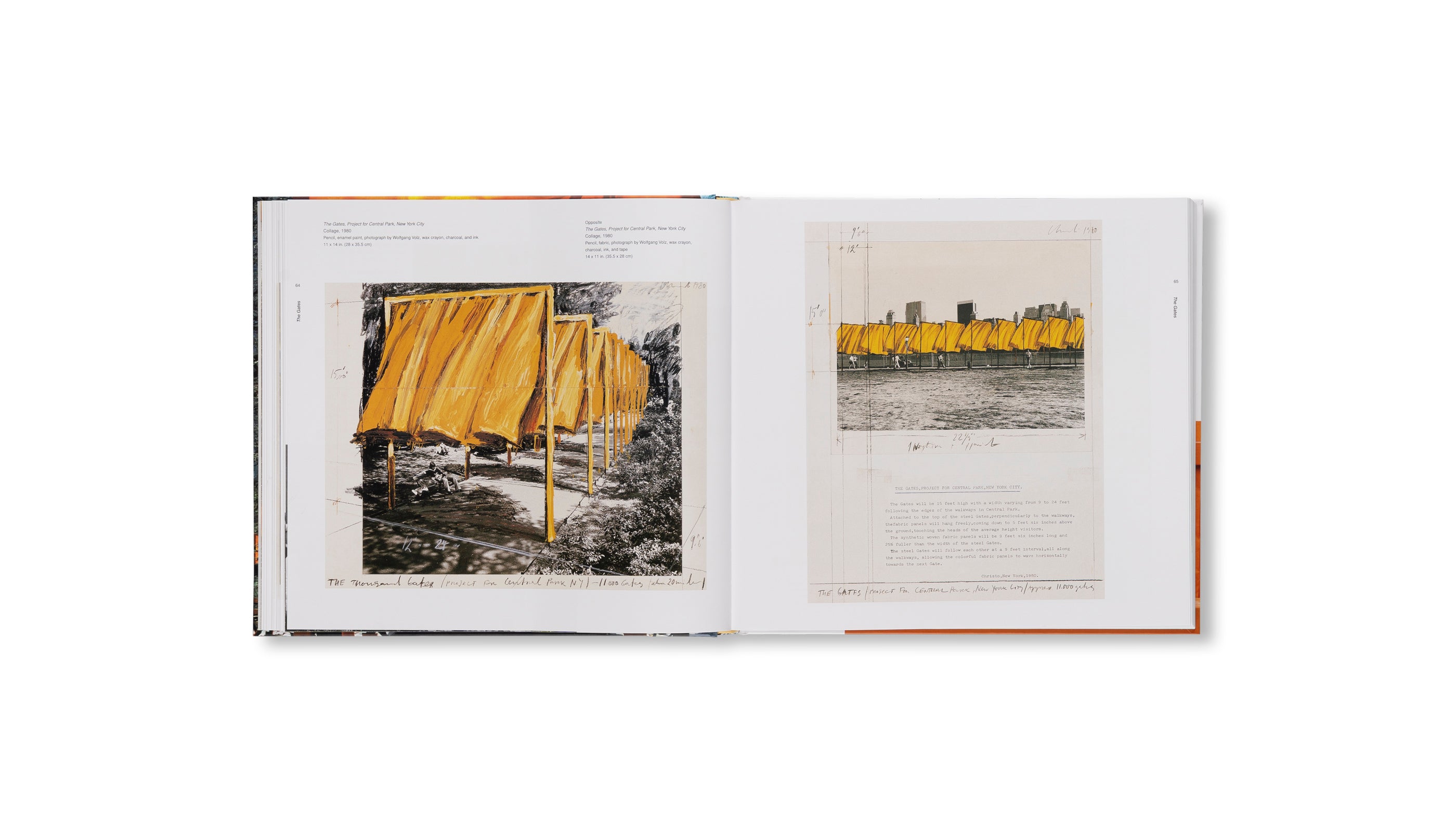 ON THE WAY TO THE GATES, CENTRAL PARK, NEW YORK CITY: 20TH ANNIVERSARY EDITION by Christo and Jeanne-Claude