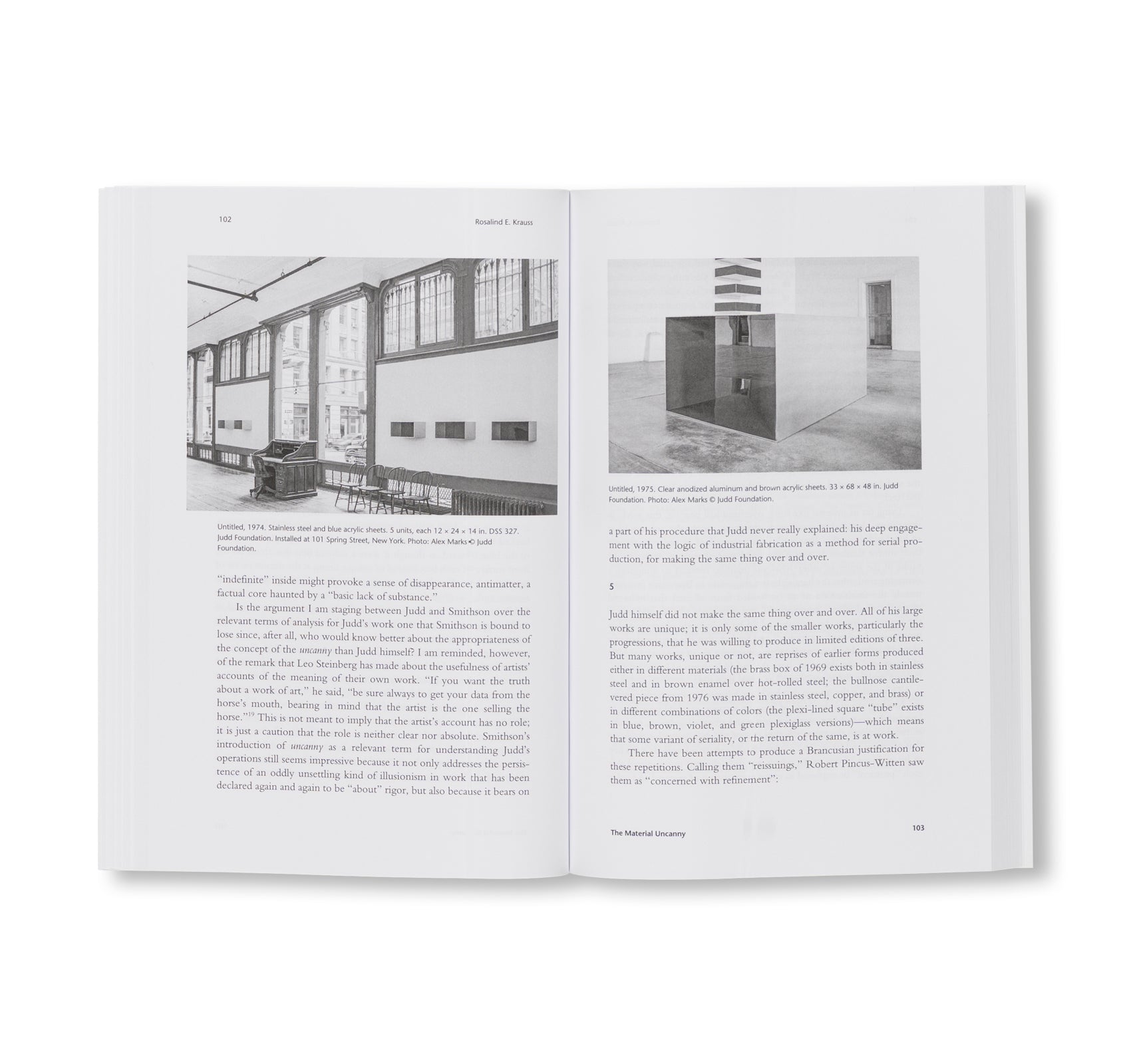 OCTOBER FILES: 26  DONALD JUDD