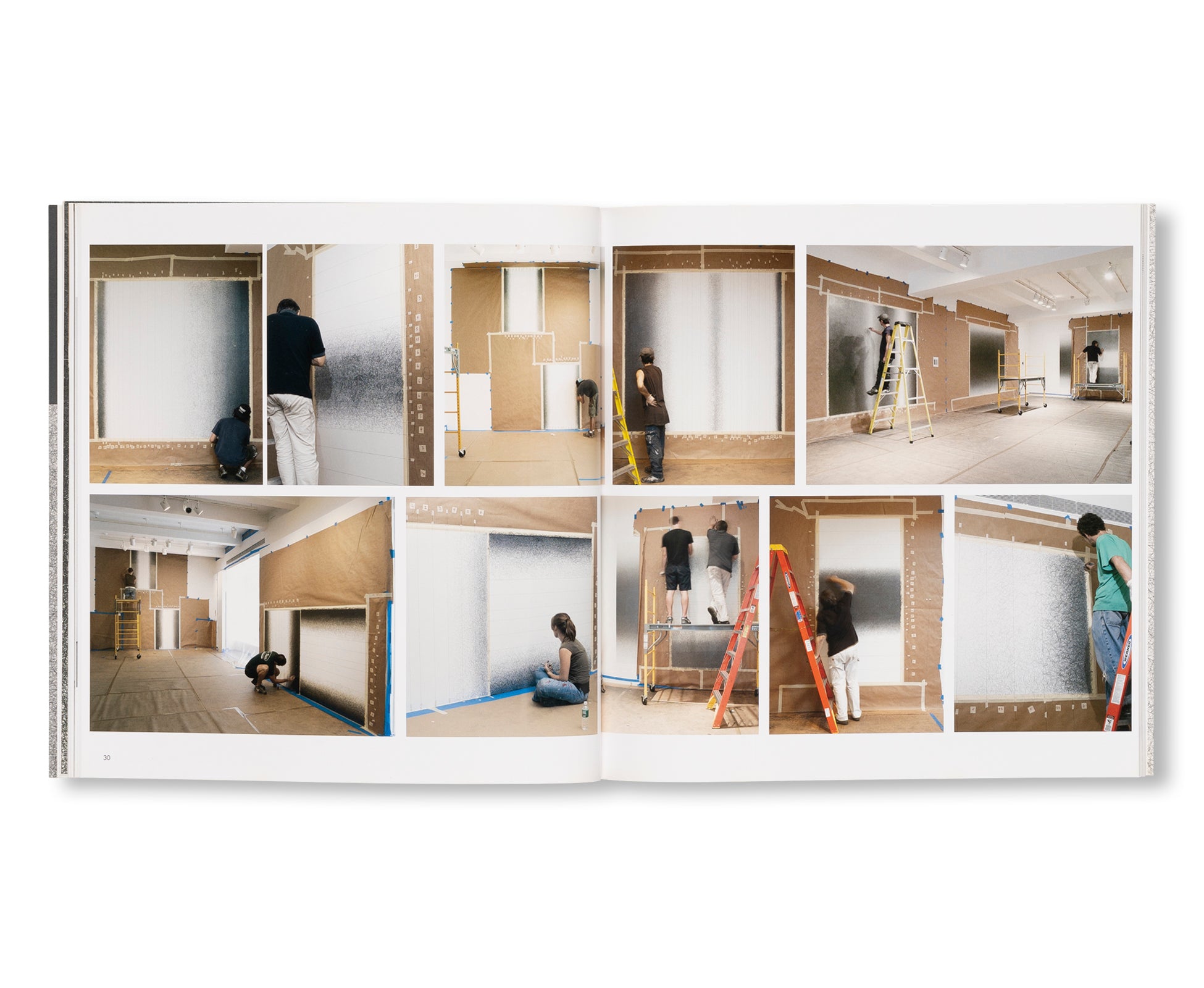 SCRIBBLE WALL DRAWINGS by Sol LeWitt