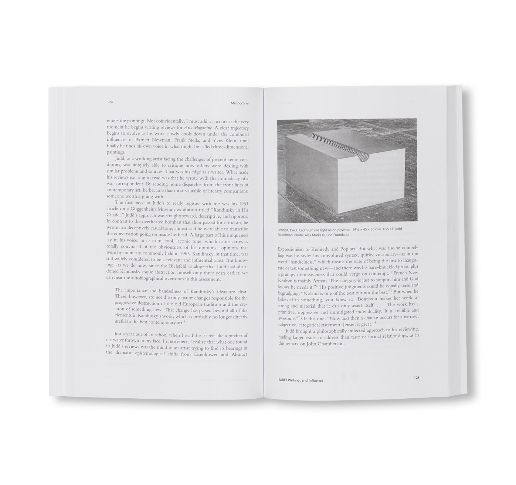 OCTOBER FILES: 26  DONALD JUDD