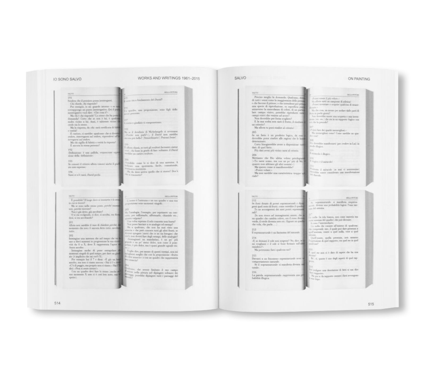 IO SONO SALVO - WORKS AND WRITINGS 1961-2015 by Salvatore Mangione (Salvo)