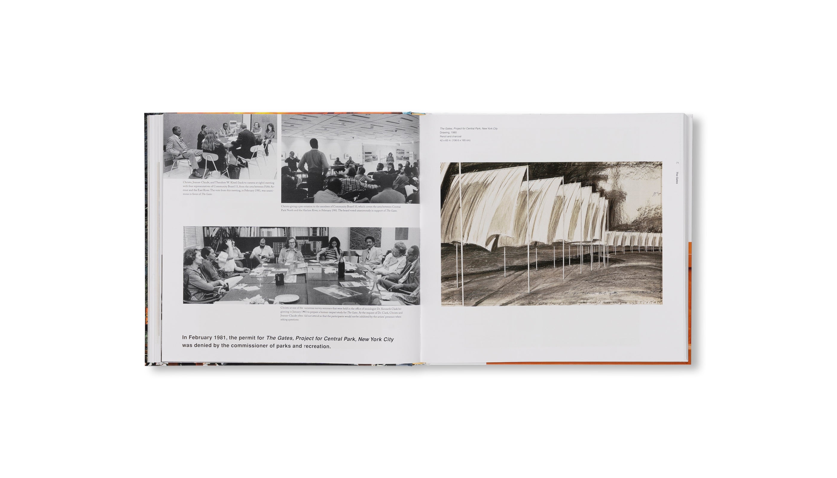 ON THE WAY TO THE GATES, CENTRAL PARK, NEW YORK CITY: 20TH ANNIVERSARY EDITION by Christo and Jeanne-Claude