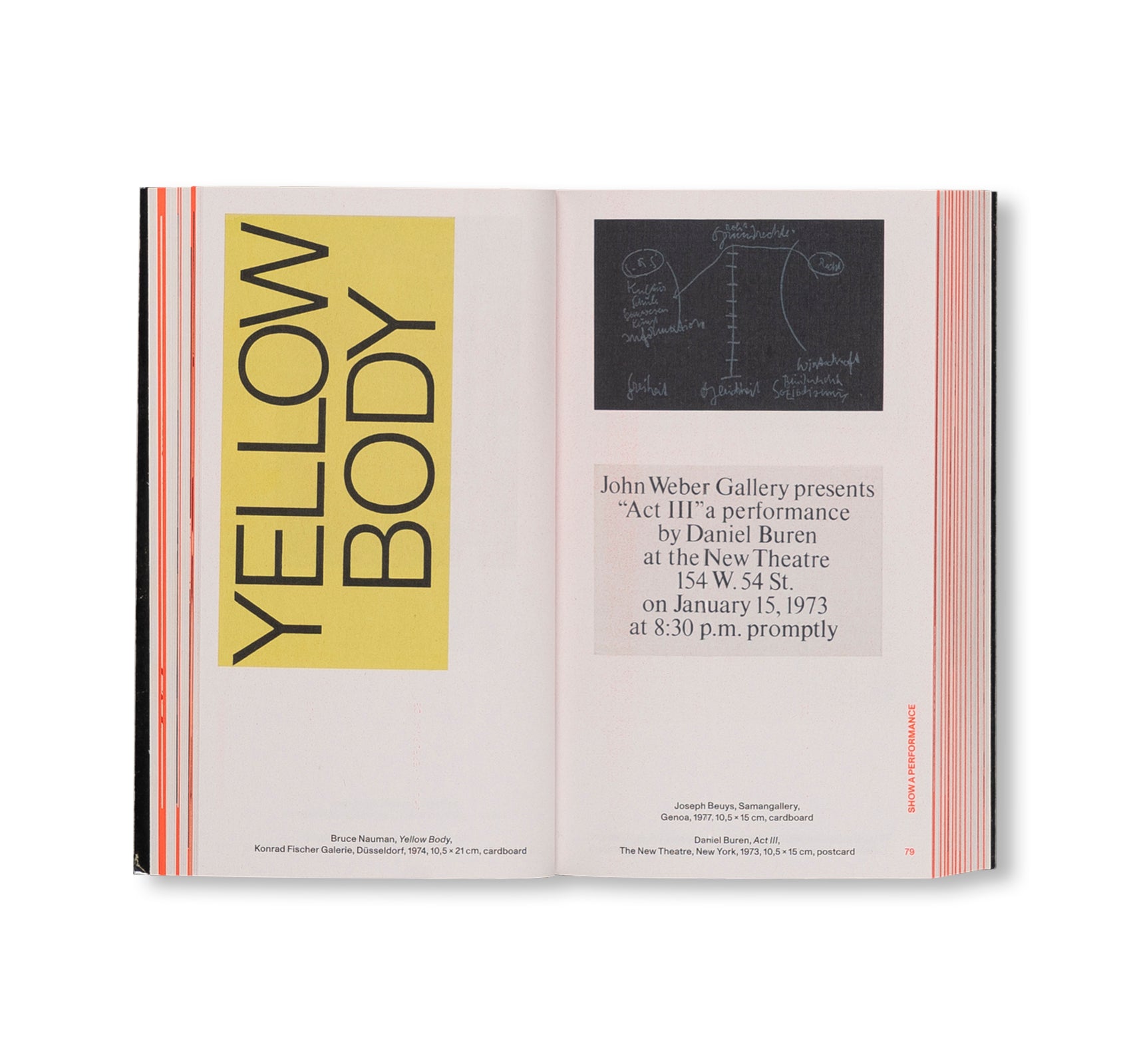 A WORK WILL BE SHOWN. ARTIST’S INVITATIONS AND ANNOUNCEMENTS 1960-2020 by Maurizio Nannucci