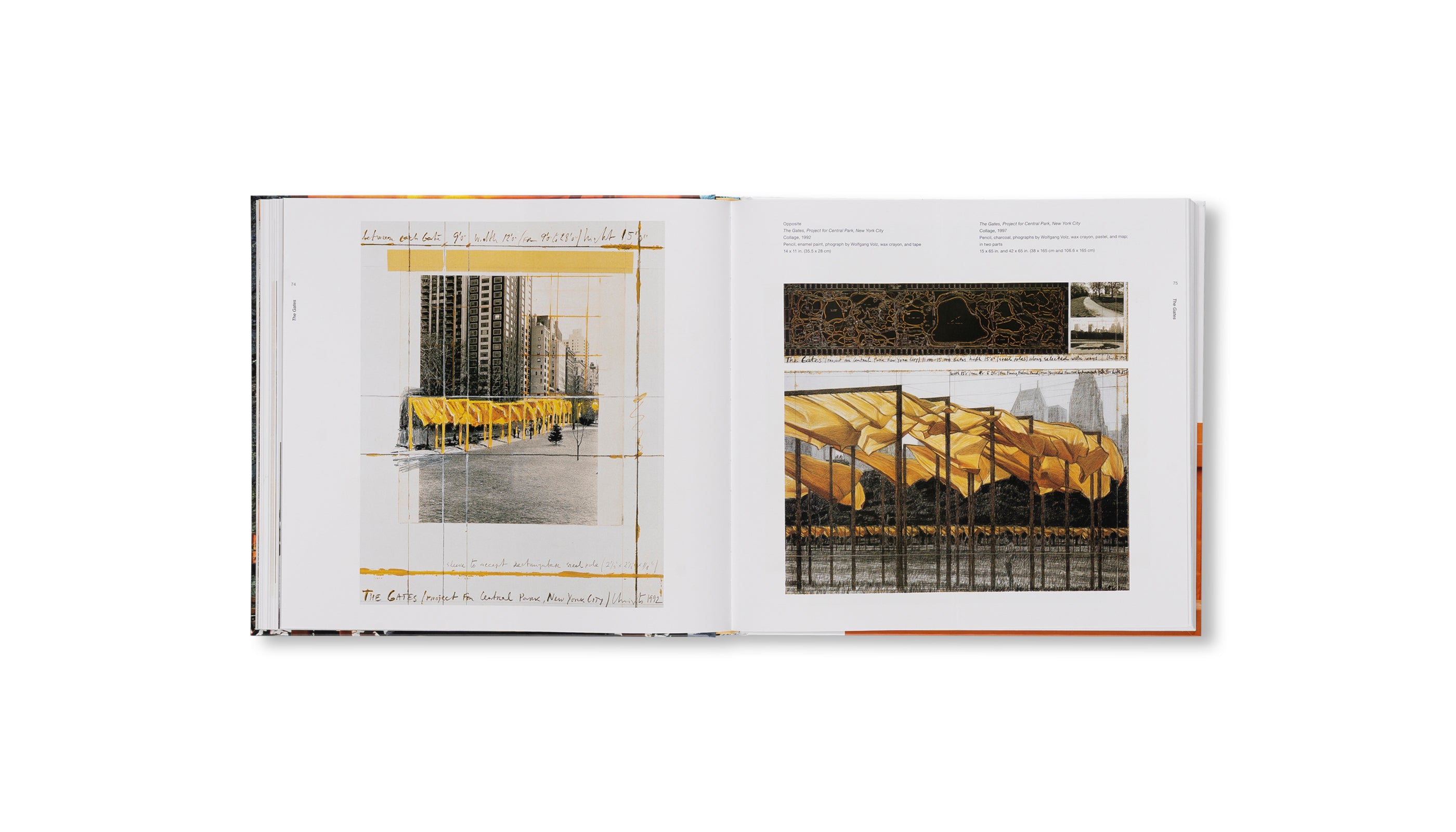 ON THE WAY TO THE GATES, CENTRAL PARK, NEW YORK CITY: 20TH ANNIVERSARY EDITION by Christo and Jeanne-Claude