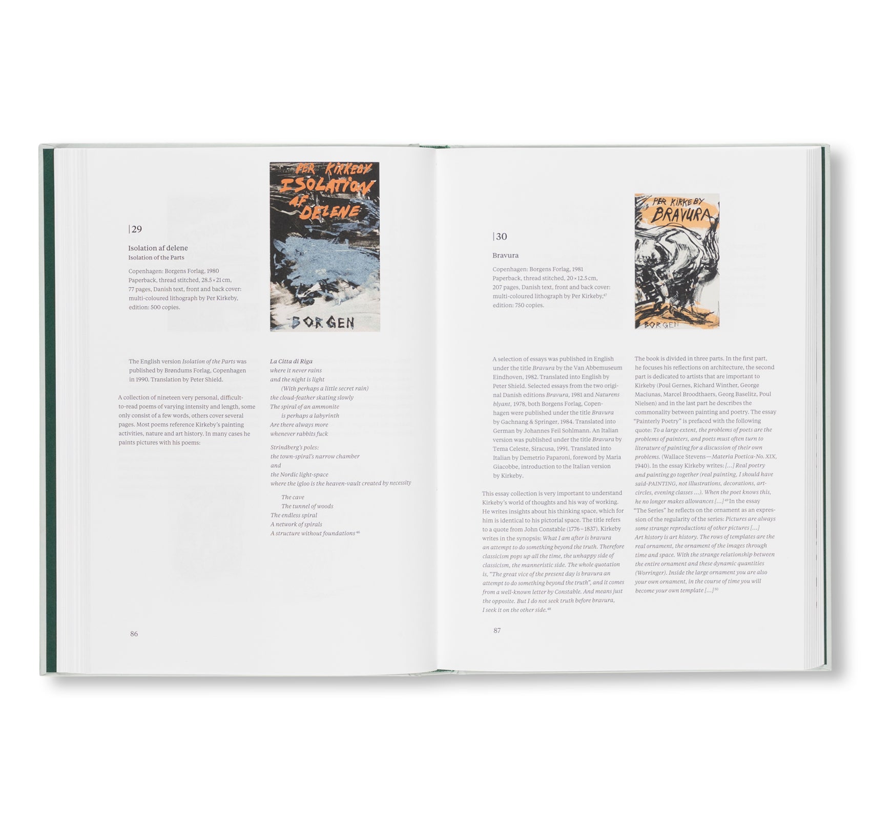 PER KIRKEBY: ARTIST BOOKS 1965–2017 by Per Kirkeby