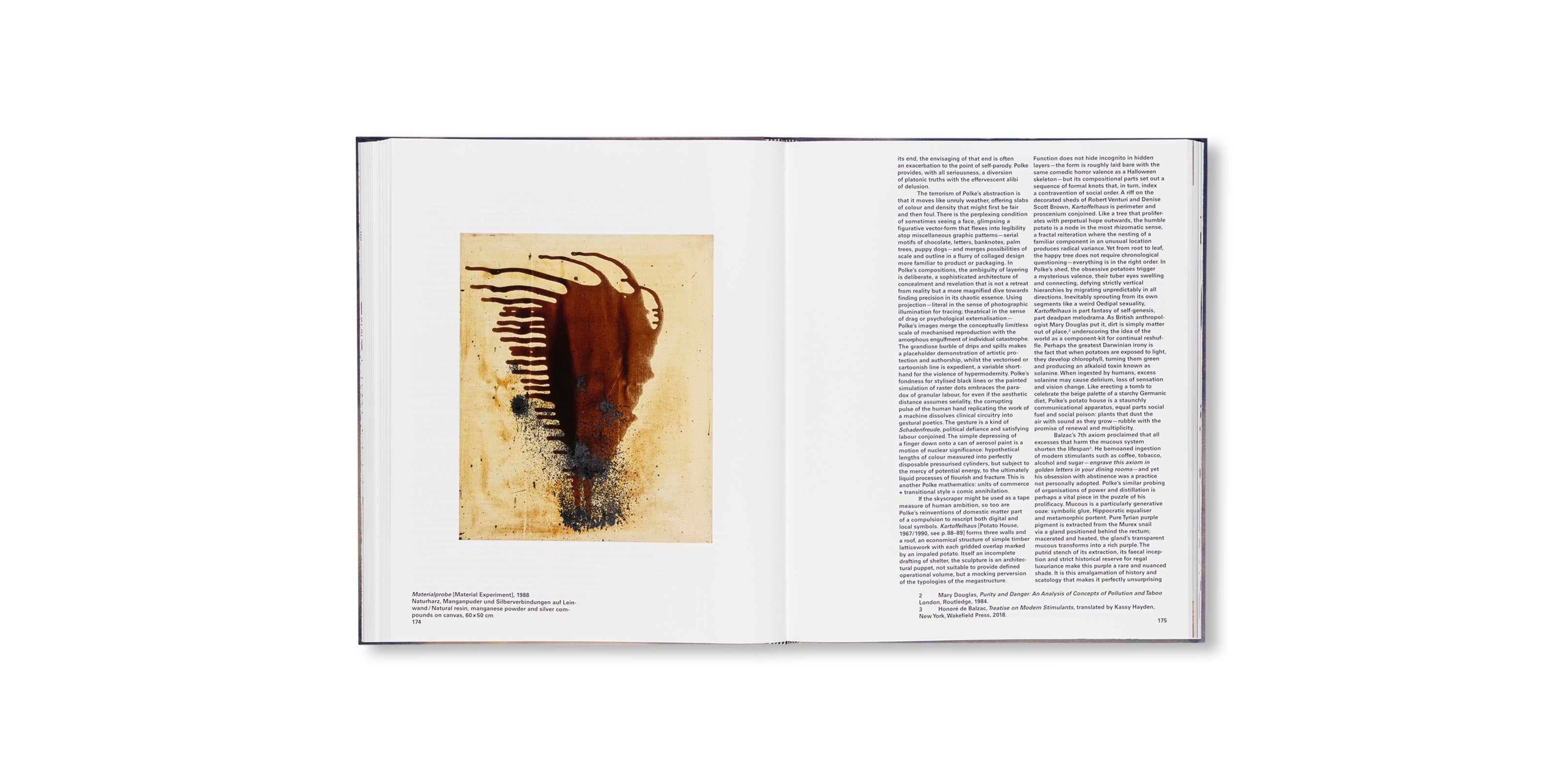 UNTER DEM PFLASTER LIEGT DIE ERDE / BENEATH THE COBBLESTONES, THE EARTH by Sigmar Polke