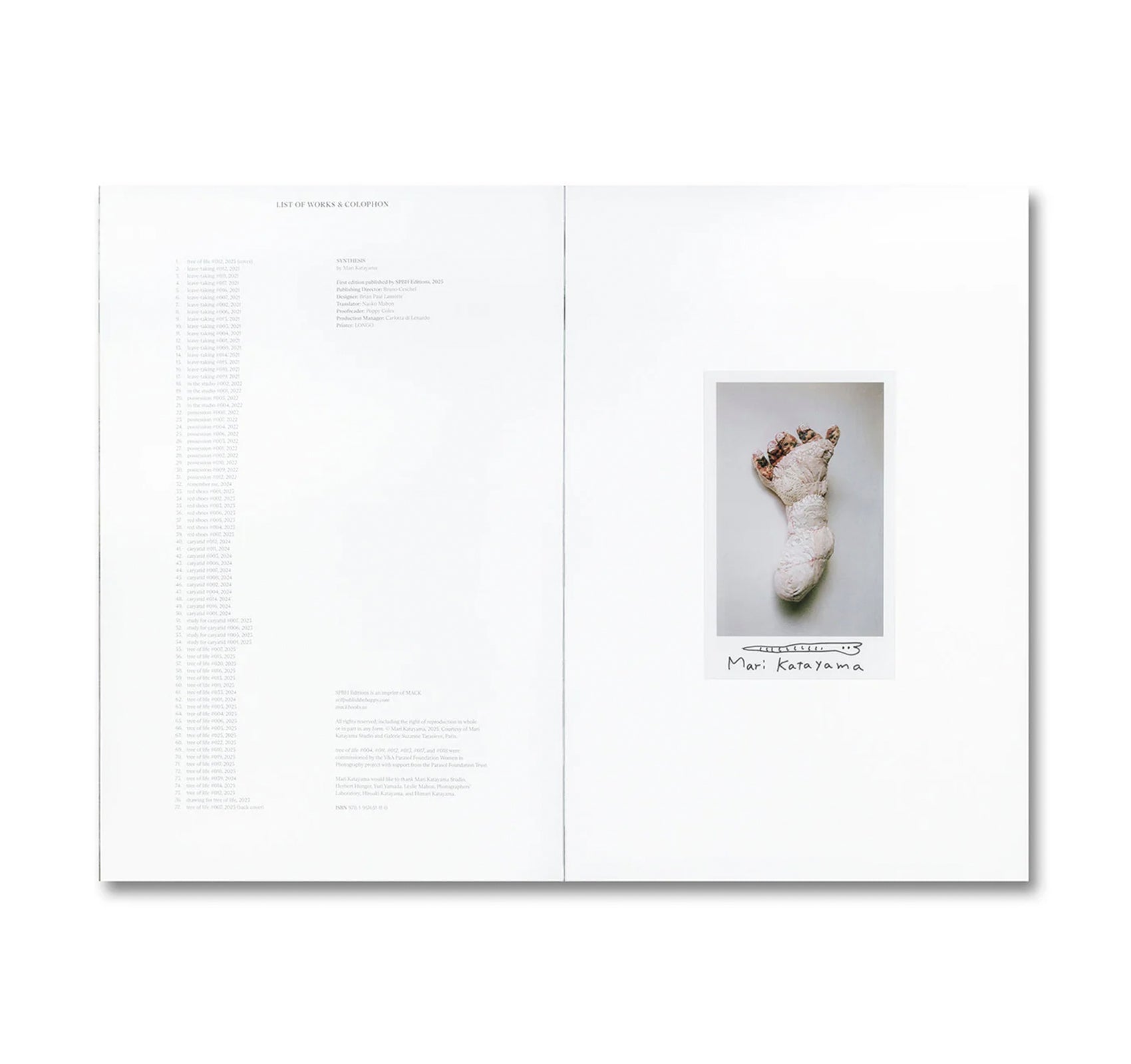 SYNTHESIS by Mari Katayama [SIGNED]