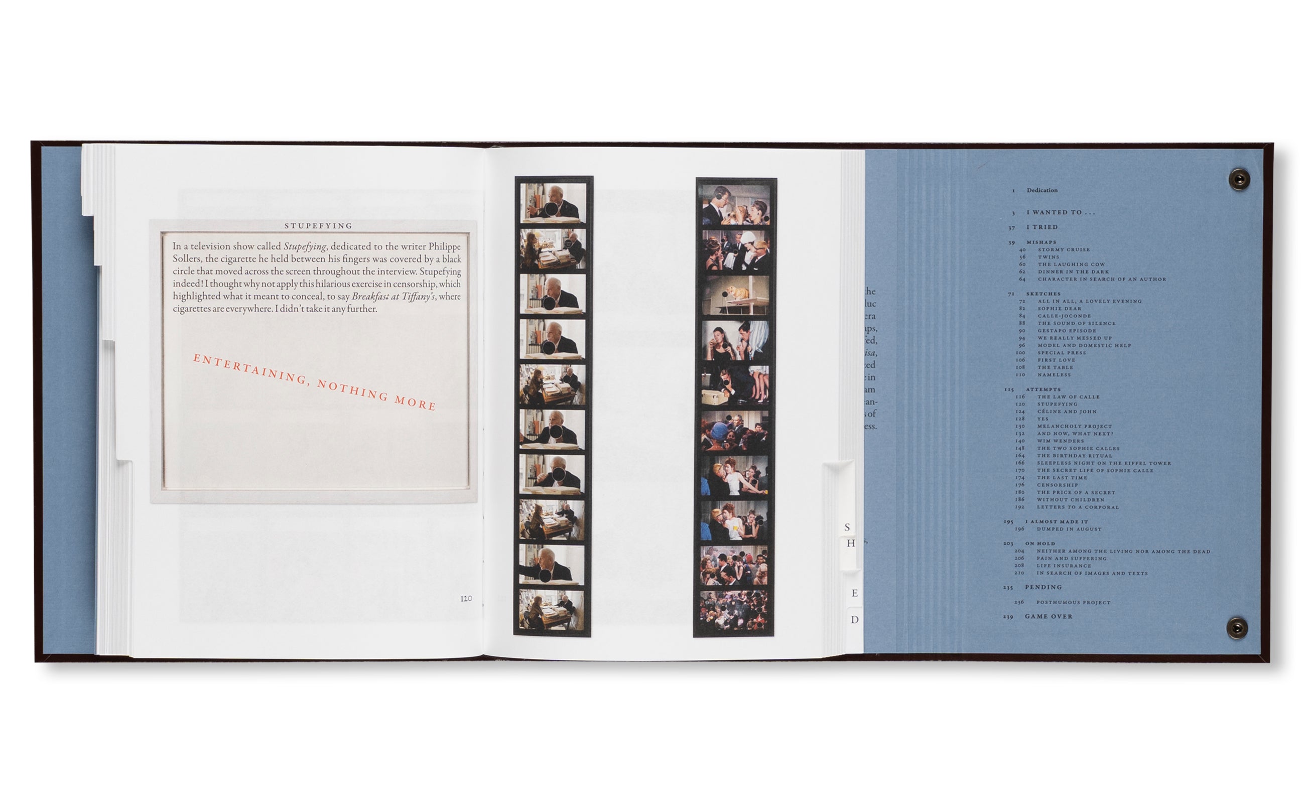 CATALOGUE RAISONNÉ OF THE UNFINISHED by Sophie Calle