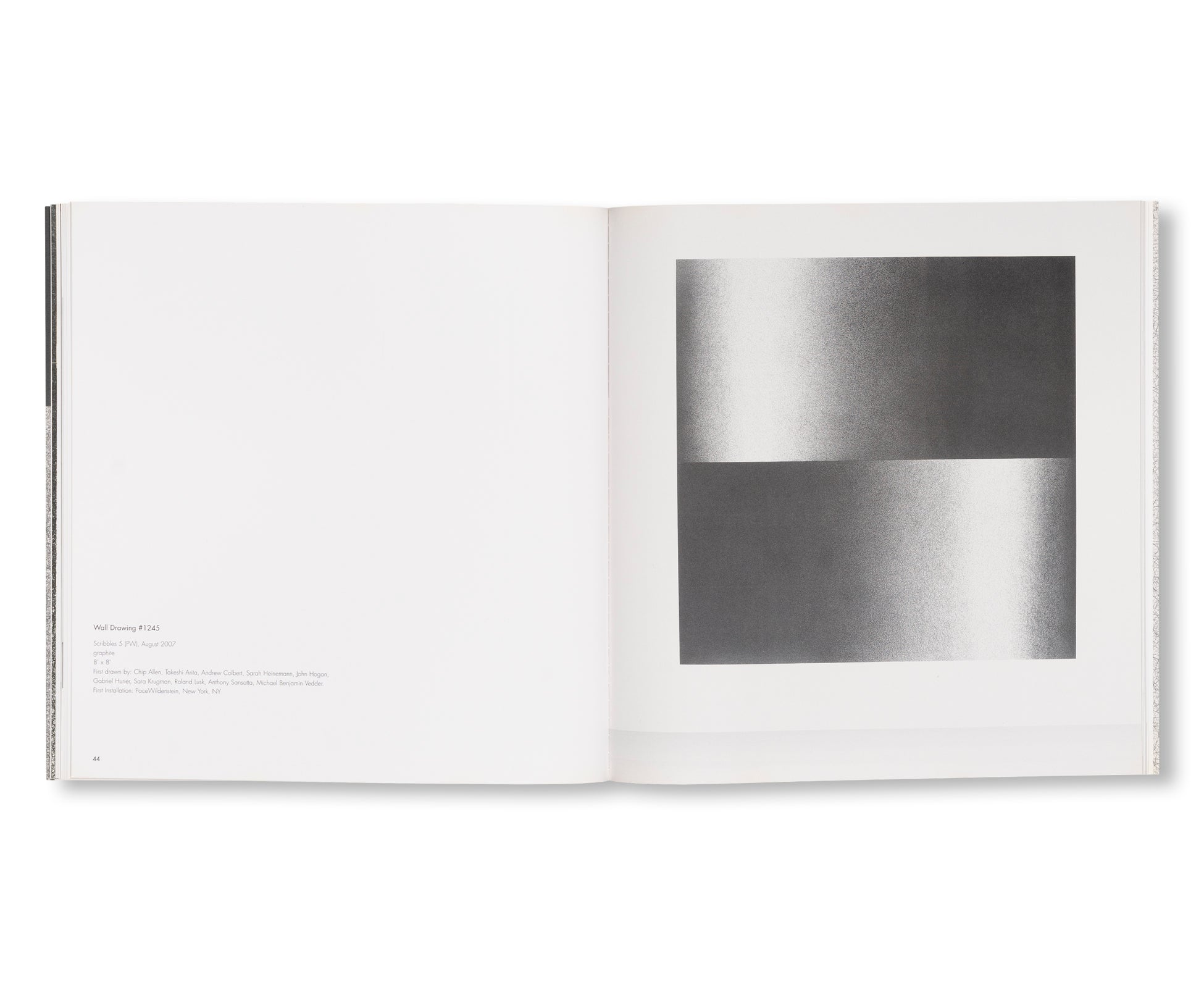 SCRIBBLE WALL DRAWINGS by Sol LeWitt