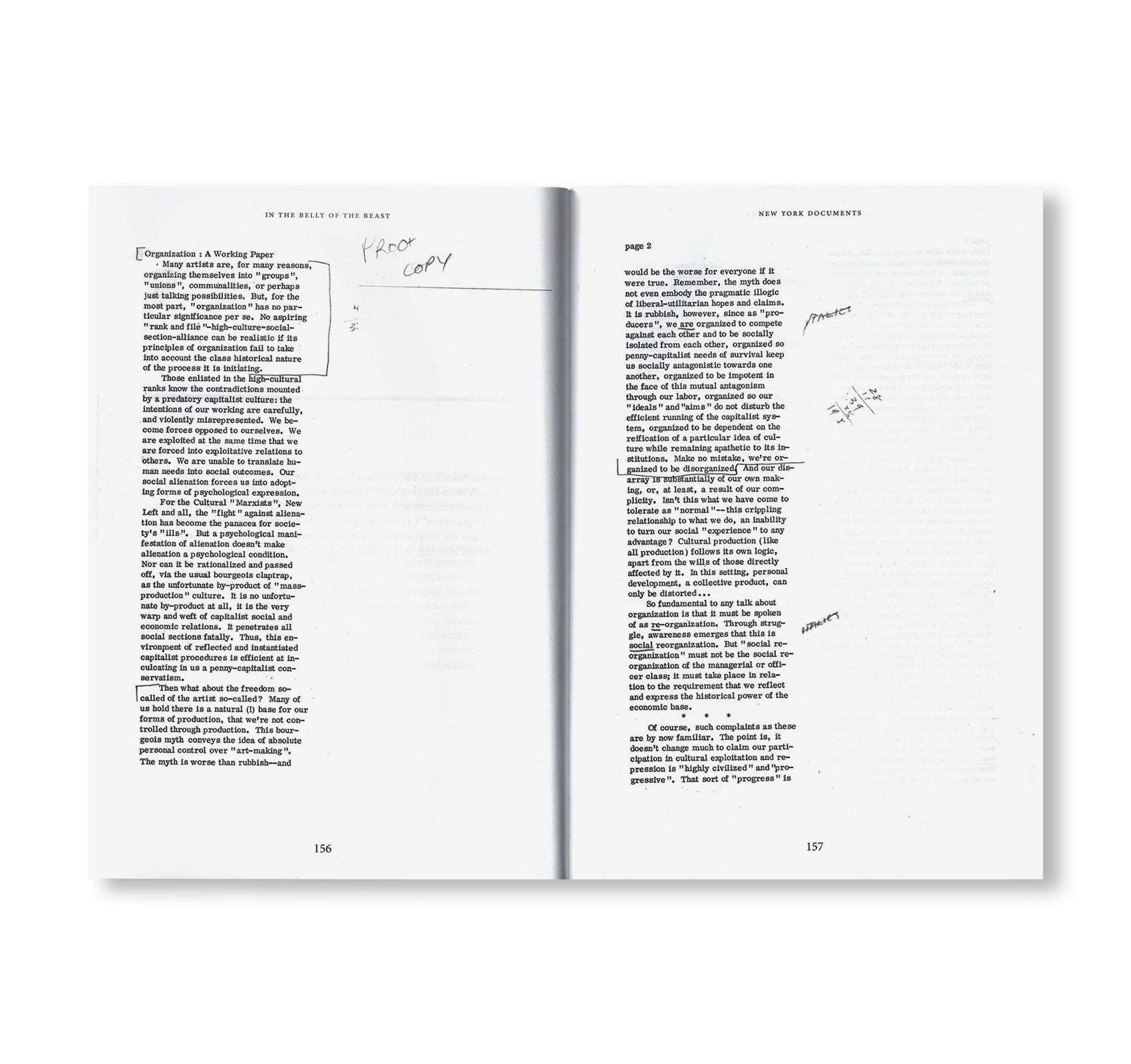 IN THE BELLY OF THE BEAST – ART & LANGUAGE NEW YORK PROJECT 1972-1978 by Michael Corris