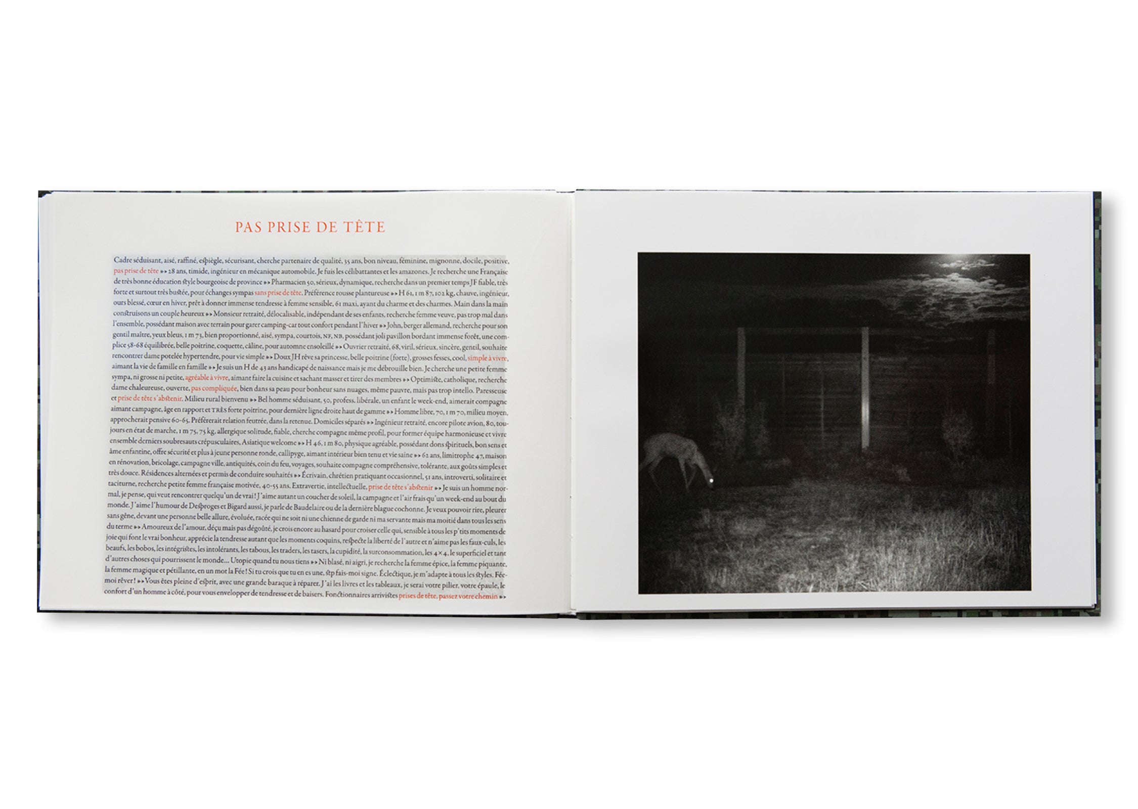 ON THE HUNT by Sophie Calle