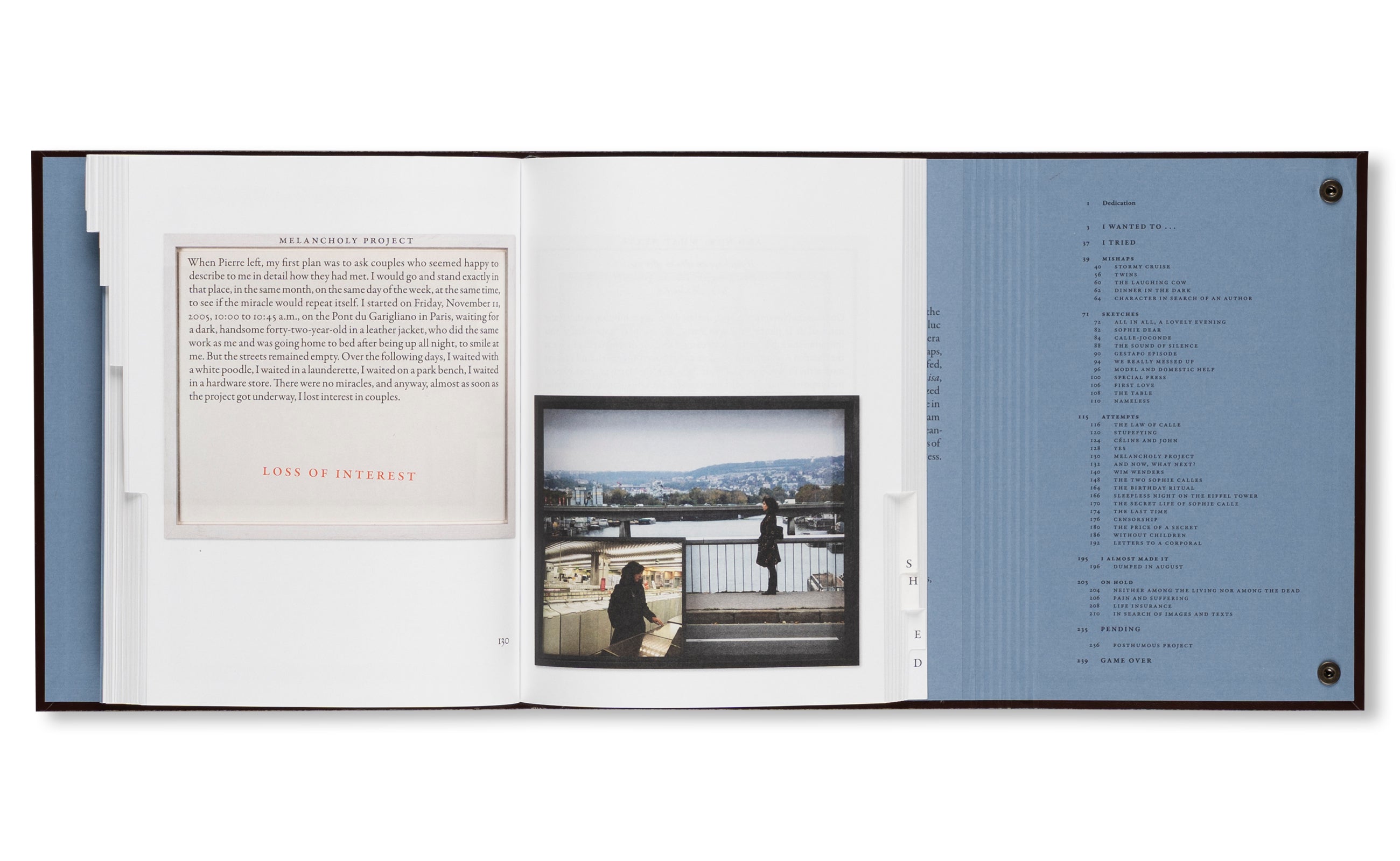 CATALOGUE RAISONNÉ OF THE UNFINISHED by Sophie Calle