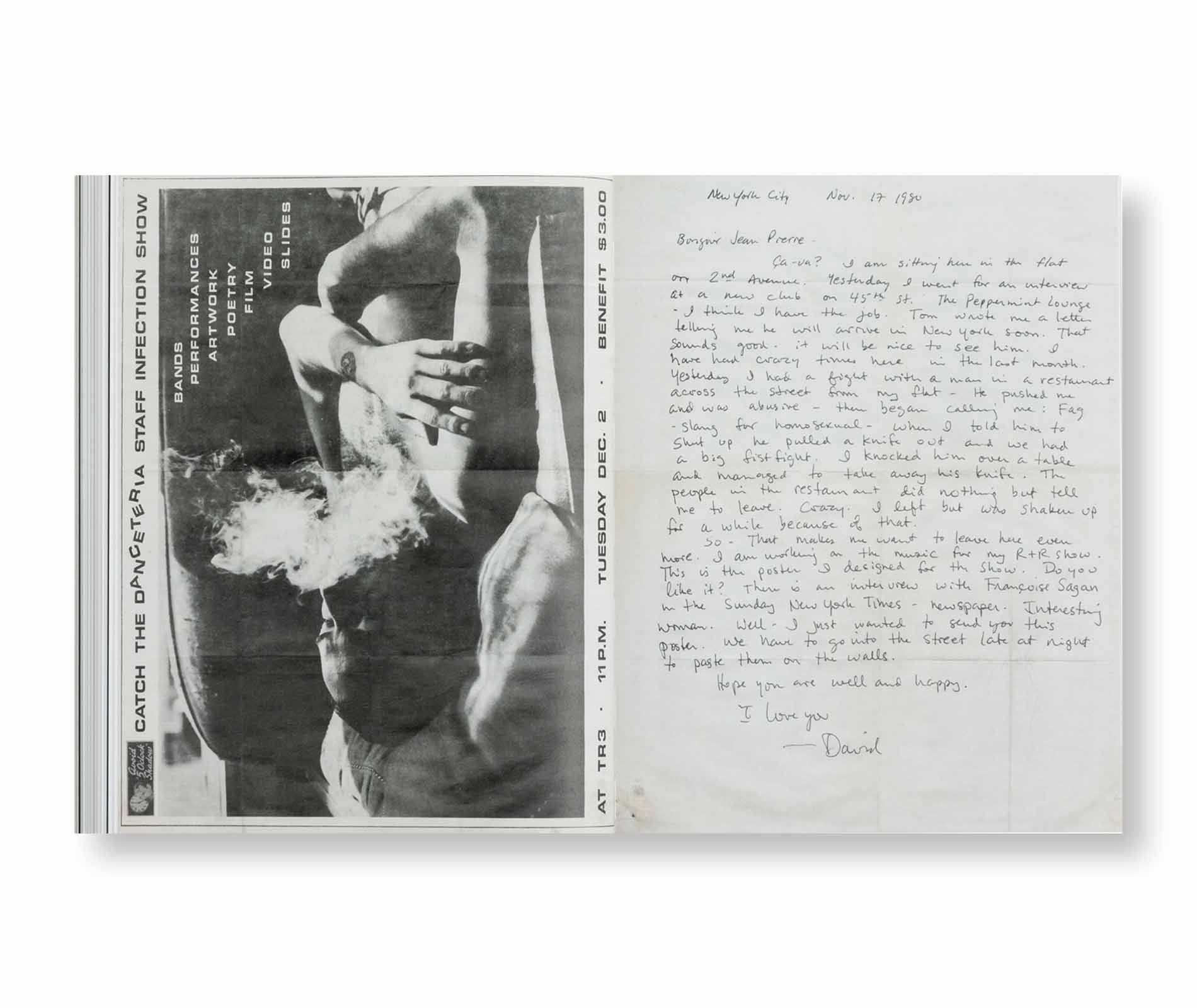 DEAR JEAN PIERRE by David Wojnarowicz