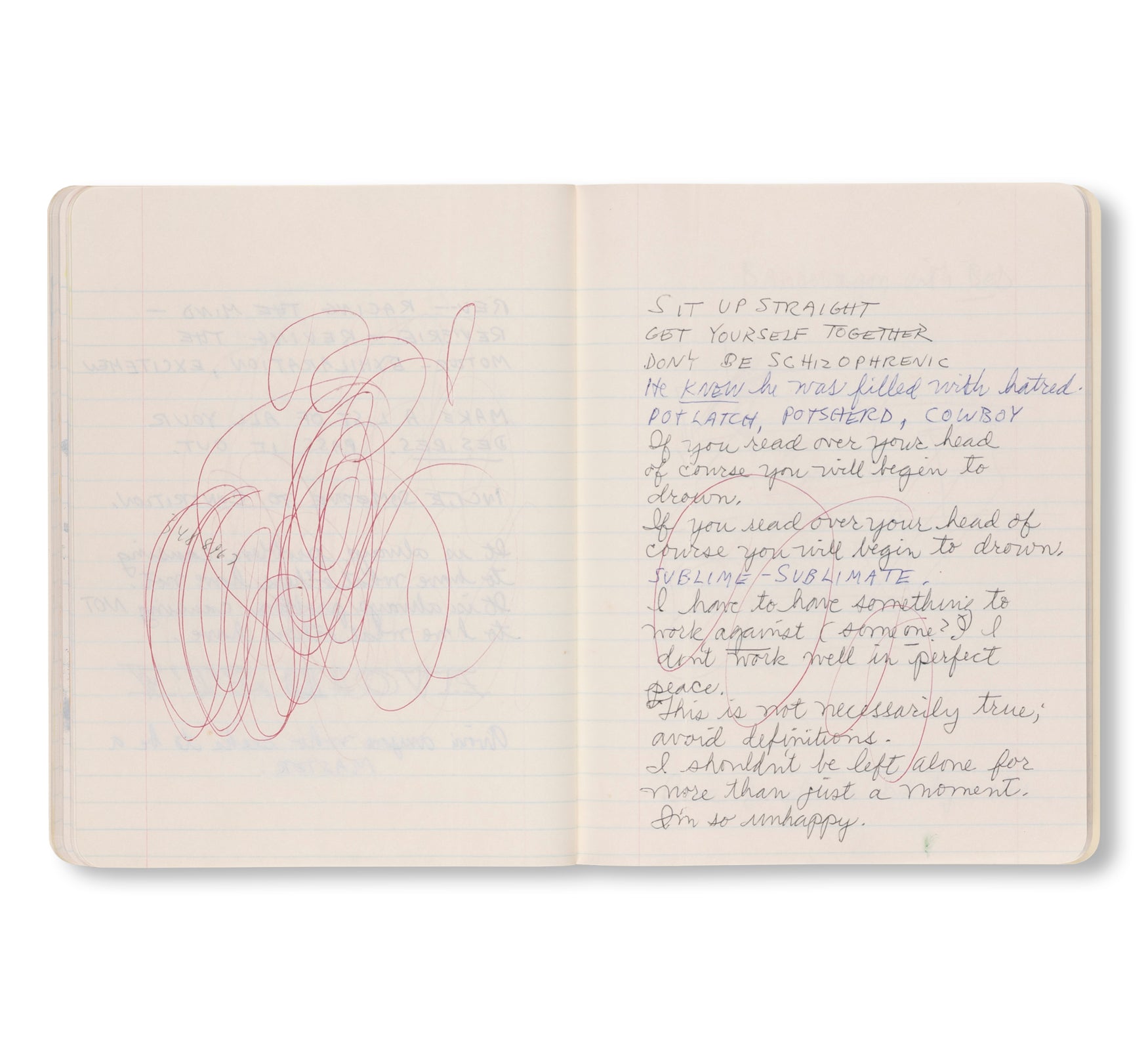 PAUL THEK: NOTEBOOK #41, 1977 by Paul Thek