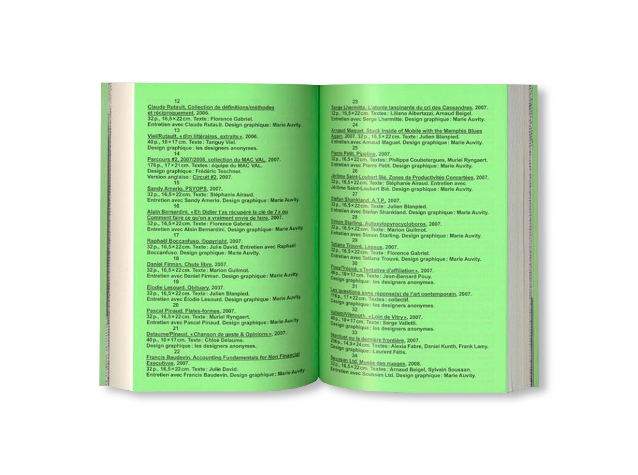 16 MILLIONS DE SIGNES – FROM AND ABOUT BOOKS by Alexandra Midal, Thierry Chancogne