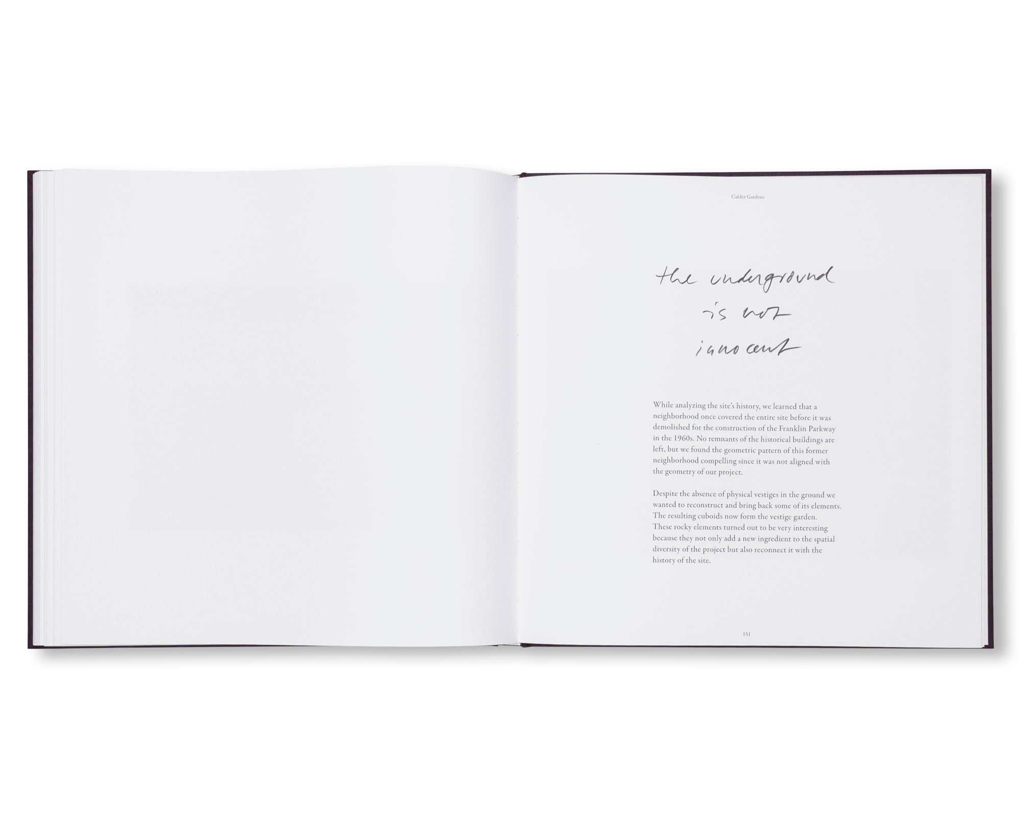 CALDER GARDENS: DRAWINGS AND TEXTS BY JACQUES HERZOG by Jacques Herzog, Herzog & de Meuron