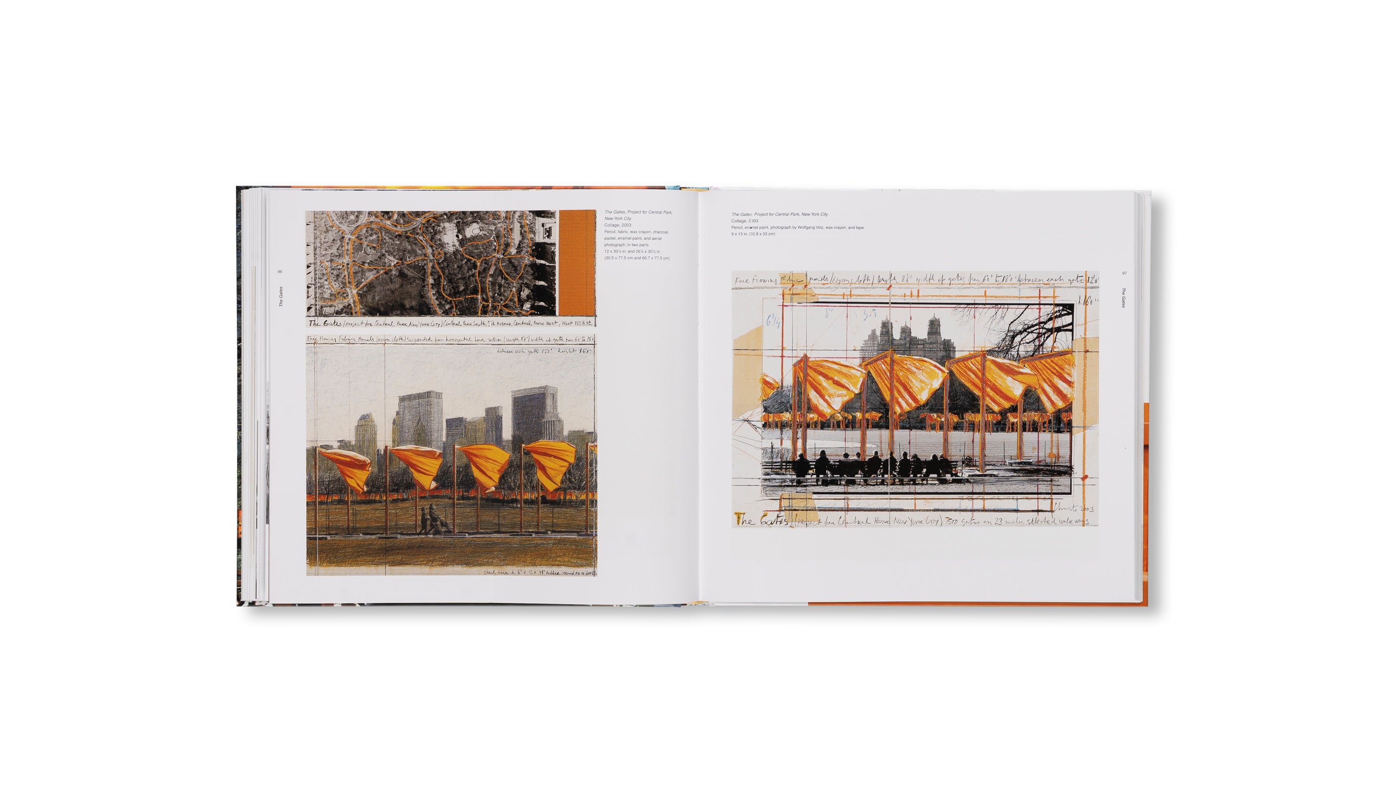 ON THE WAY TO THE GATES, CENTRAL PARK, NEW YORK CITY: 20TH ANNIVERSARY EDITION by Christo and Jeanne-Claude