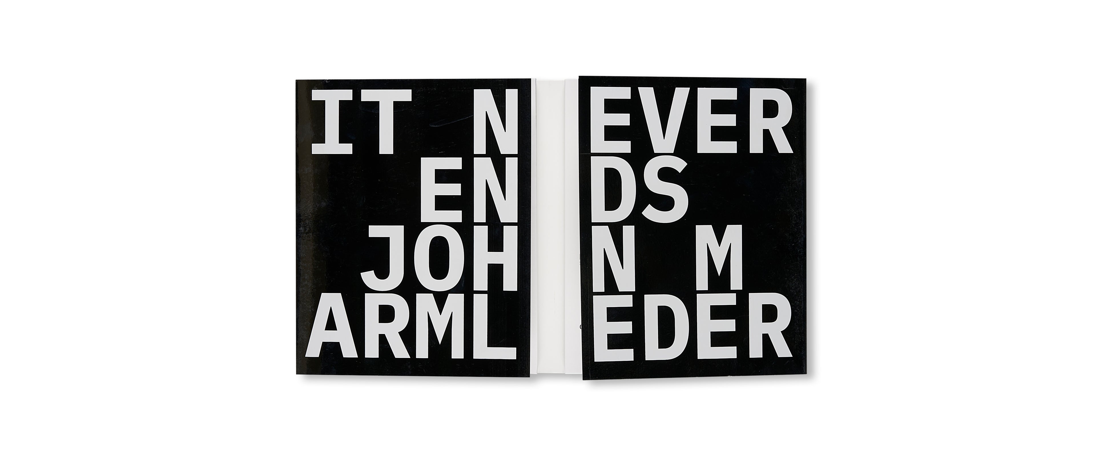 IT NEVER ENDS by John Armleder