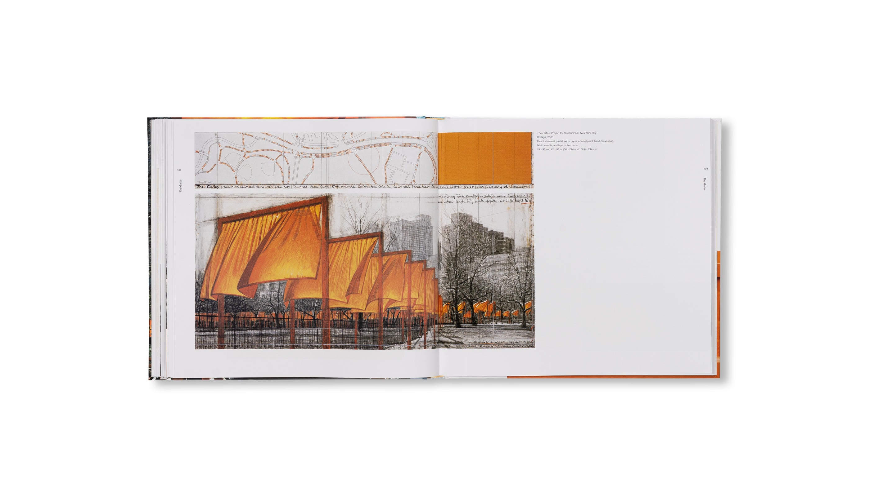 ON THE WAY TO THE GATES, CENTRAL PARK, NEW YORK CITY: 20TH ANNIVERSARY EDITION by Christo and Jeanne-Claude