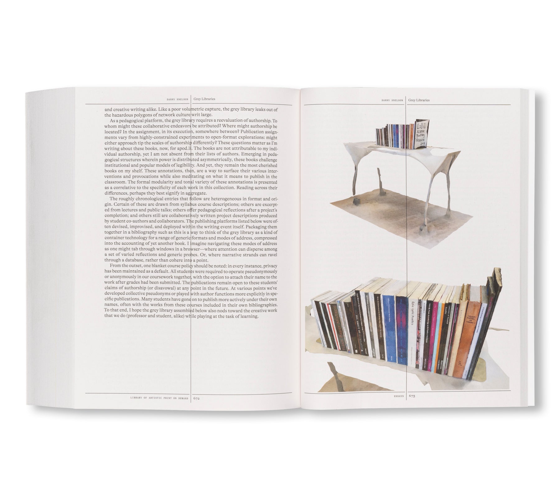 LIBRARY OF ARTISTIC PRINT ON DEMAND POST-DIGITAL PUBLISHING IN TIMES OF PLATFORM CAPITALISM by Annette Gilbert, Andreas Bülhoff