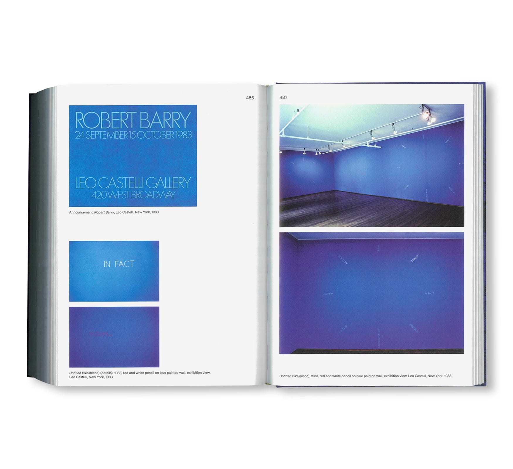 THE DEFINING OF IT… by Robert Barry