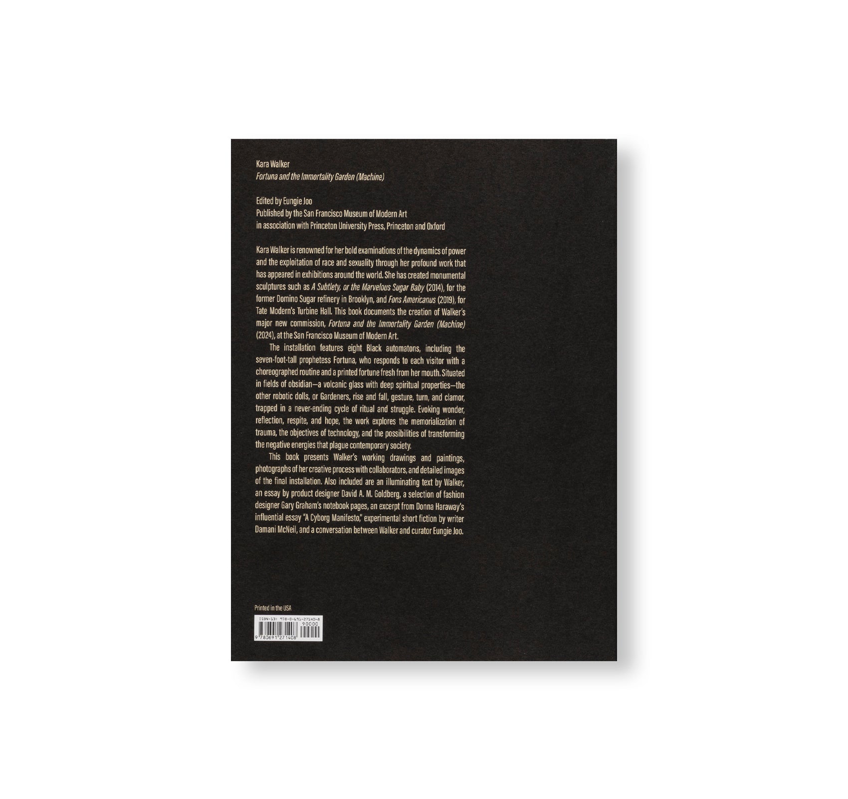 FORTUNA AND THE IMMORTALITY GARDEN (MACHINE): A RESPITE FOR THE WEARY TIME-TRAVELER. FEATURING A RITE OF ANCIENT INTELLIGENCE CARRIED OUT BY THE GARDENERS TOWARD THE CONTINUED IMPROVEMENT OF THE HUMAN SPECIOUS BY KARA E-WALKER by Kara Walker