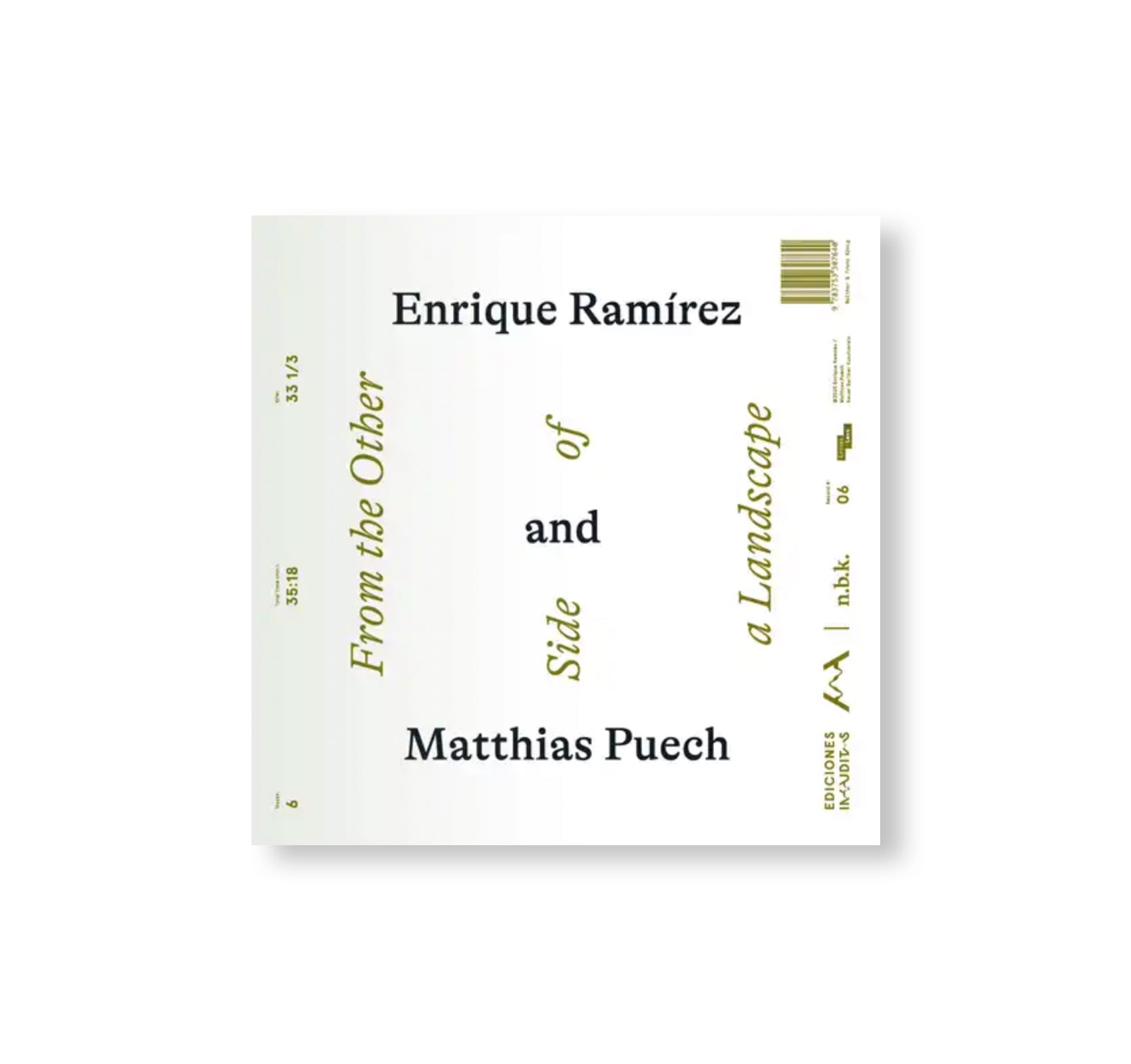 FROM THE OTHER SIDE OF A LANDSCAPE, 2024 by Enrique Ramirez, Matthias Puech