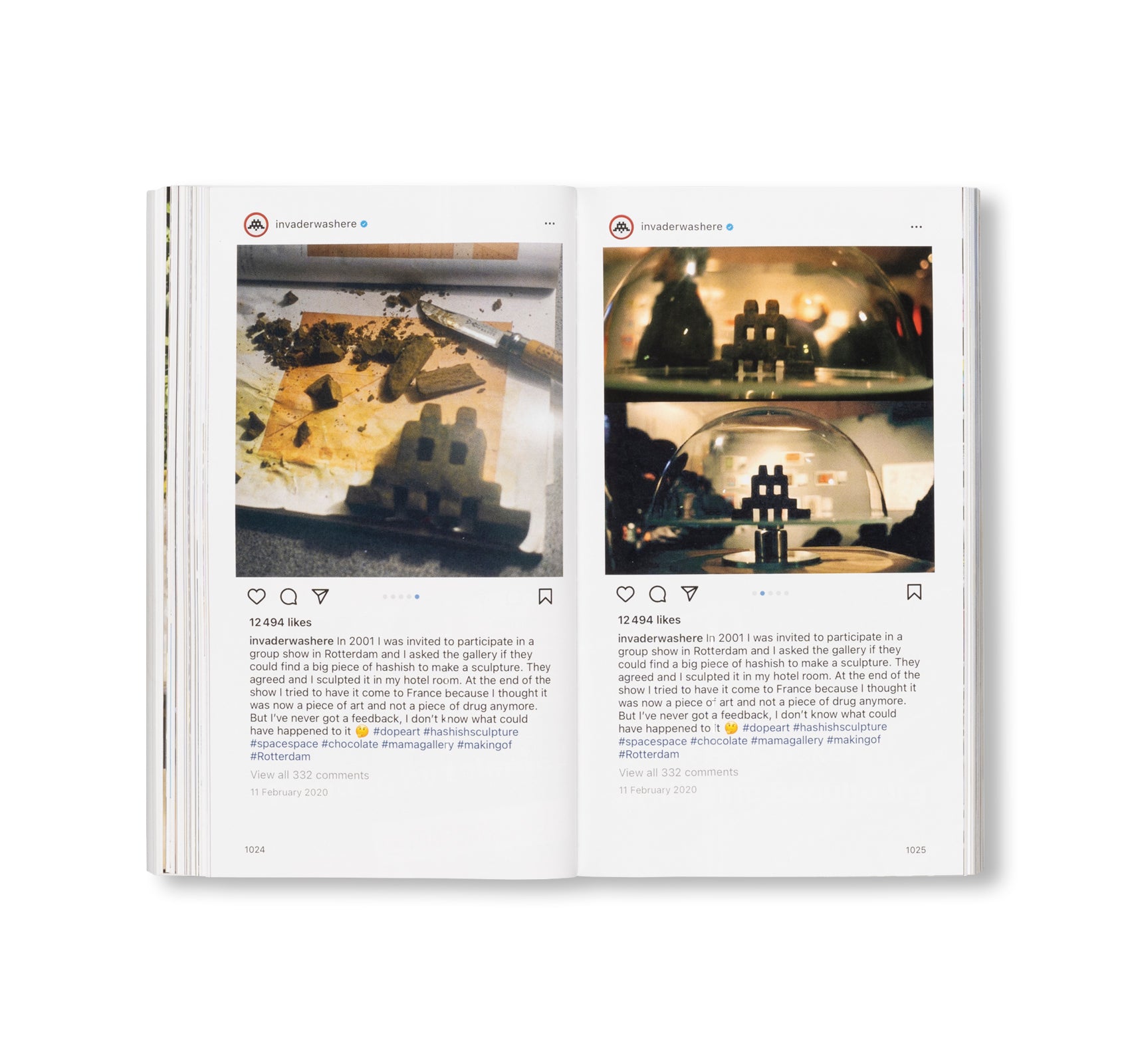 @INVADERWASHERE: TEN YEARS ON INSTAGRAM by Invader