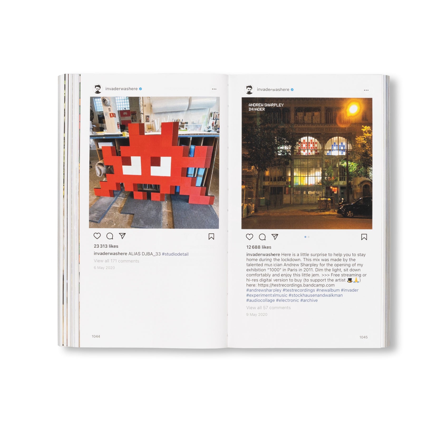 @INVADERWASHERE: TEN YEARS ON INSTAGRAM by Invader