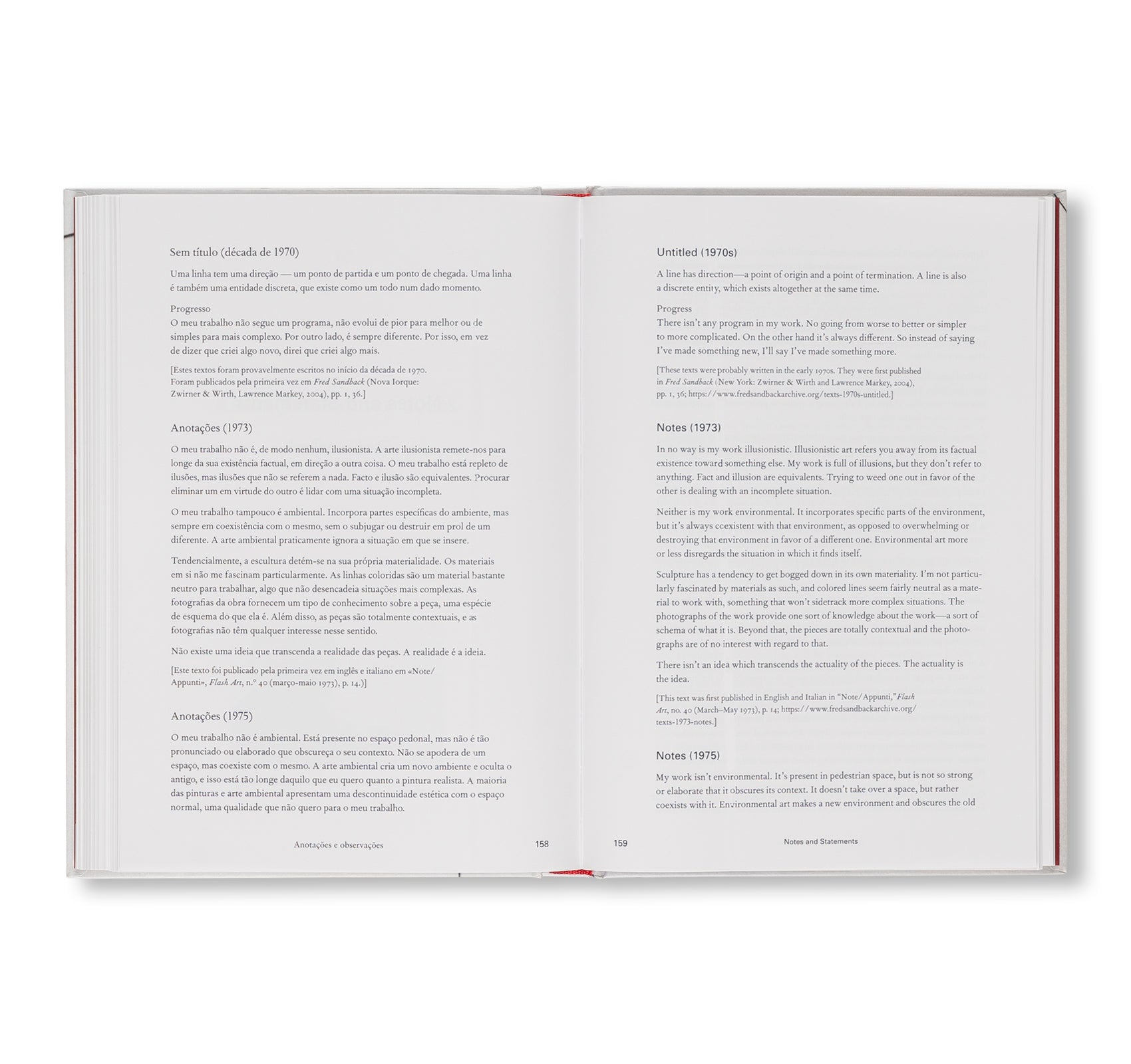 THREADING SPACE by Fred Sandback