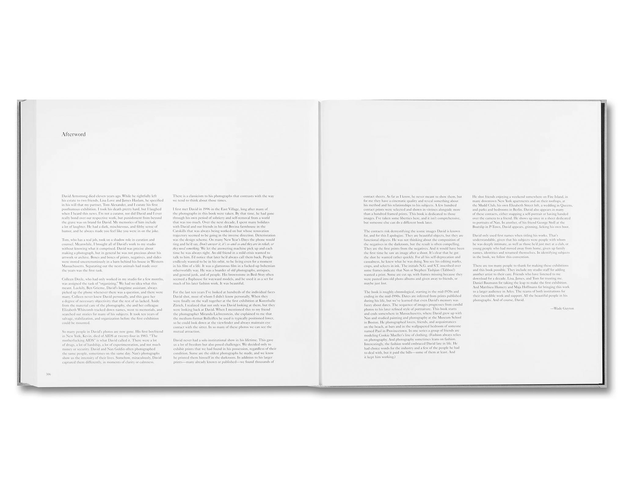 DAVID ARMSTRONG CONTACTS by David Armstrong