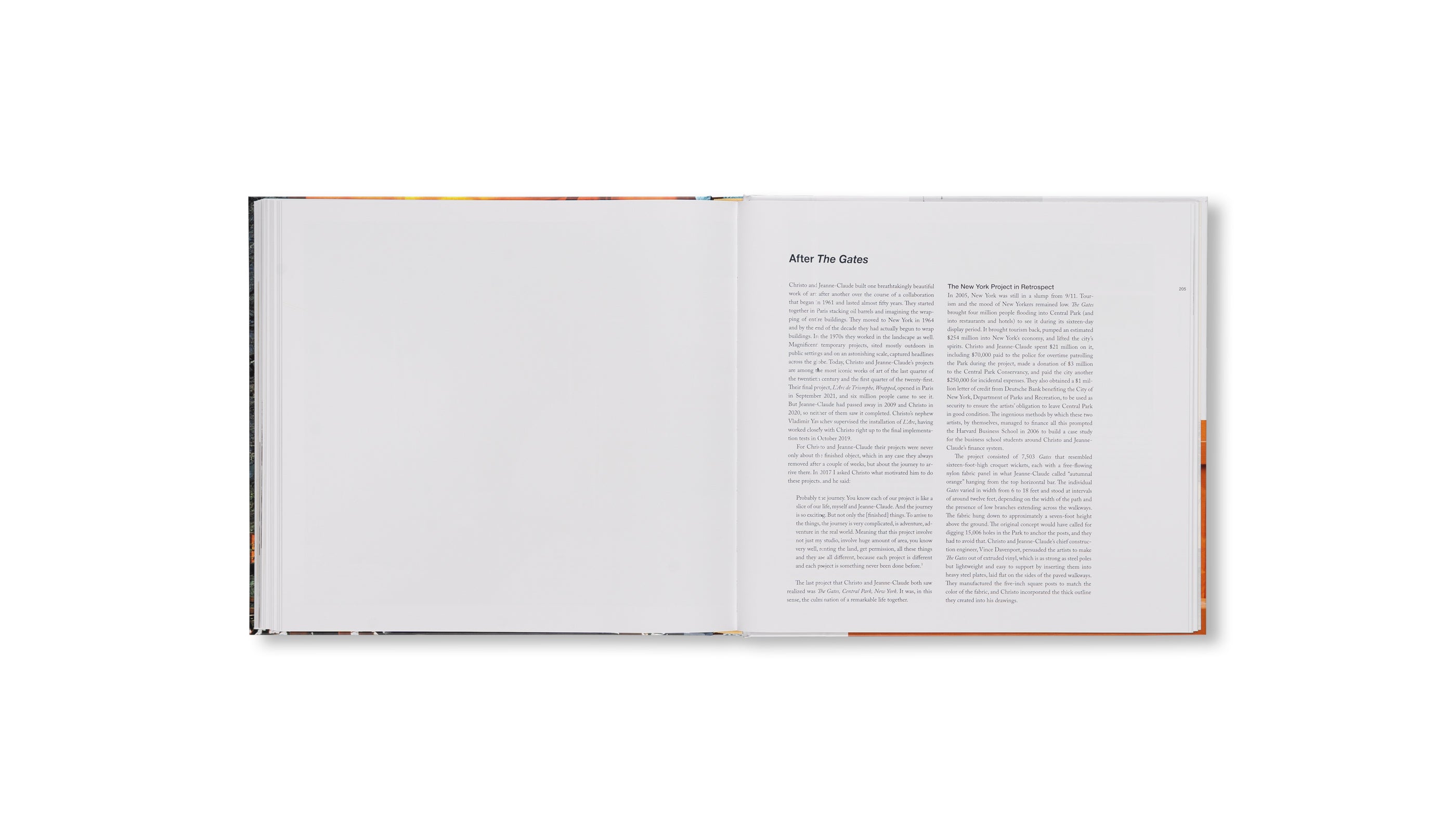 ON THE WAY TO THE GATES, CENTRAL PARK, NEW YORK CITY: 20TH ANNIVERSARY EDITION by Christo and Jeanne-Claude
