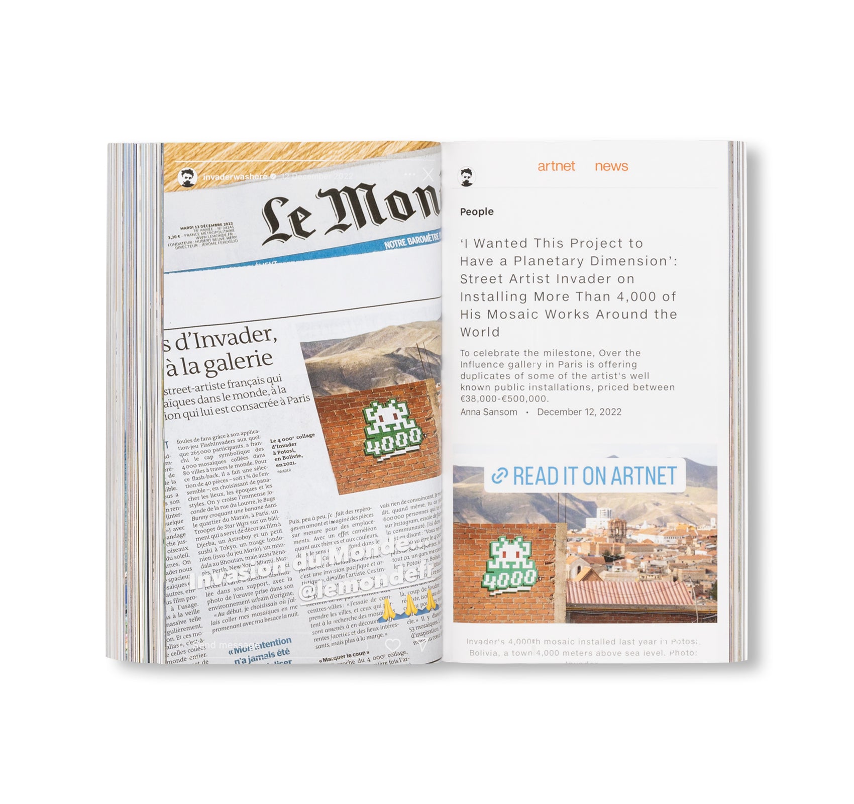 @INVADERWASHERE: TEN YEARS ON INSTAGRAM by Invader