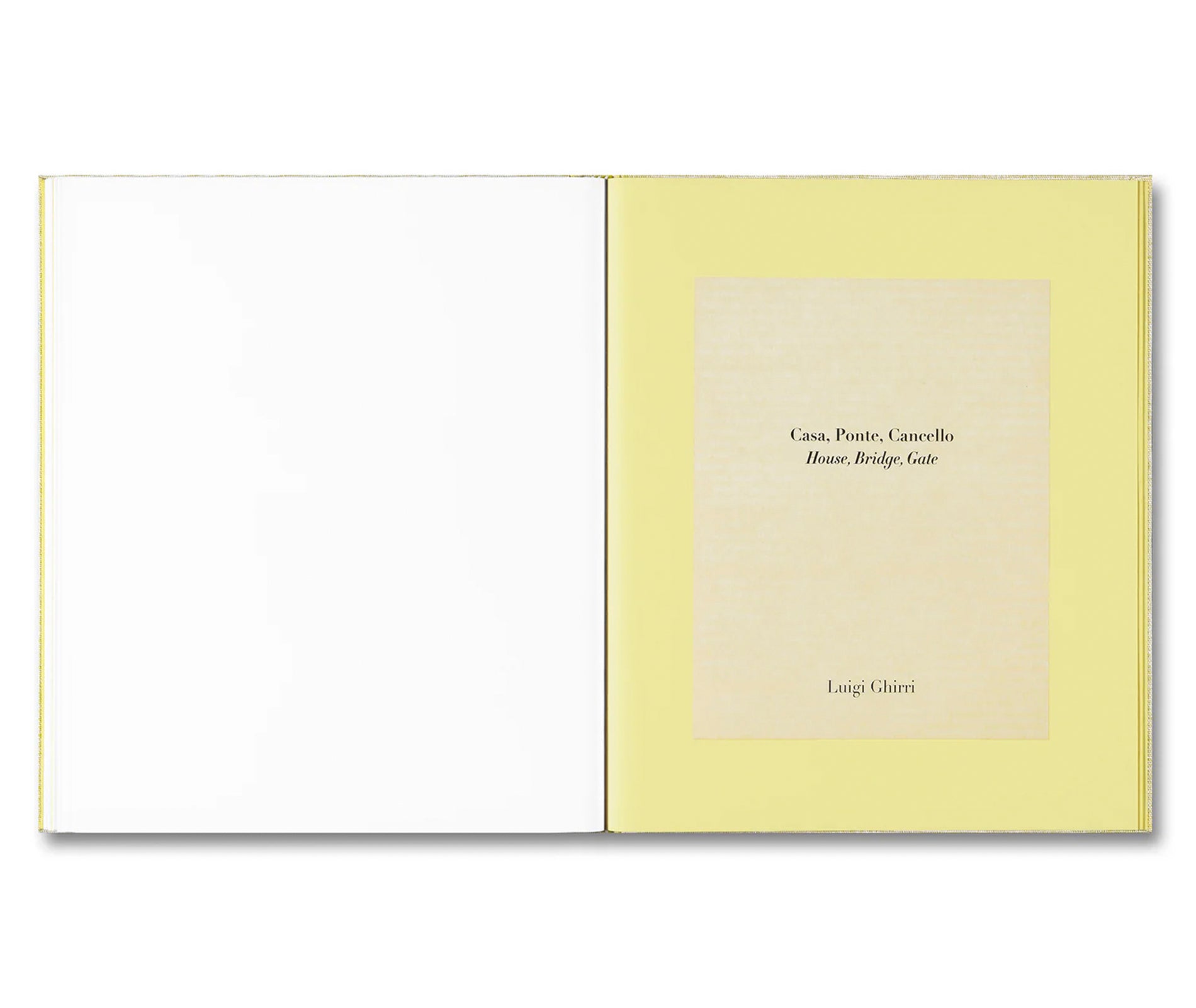 LUIGI GHIRRI FELICITÀ by Alessio Bolzoni, Luca Guadagnino