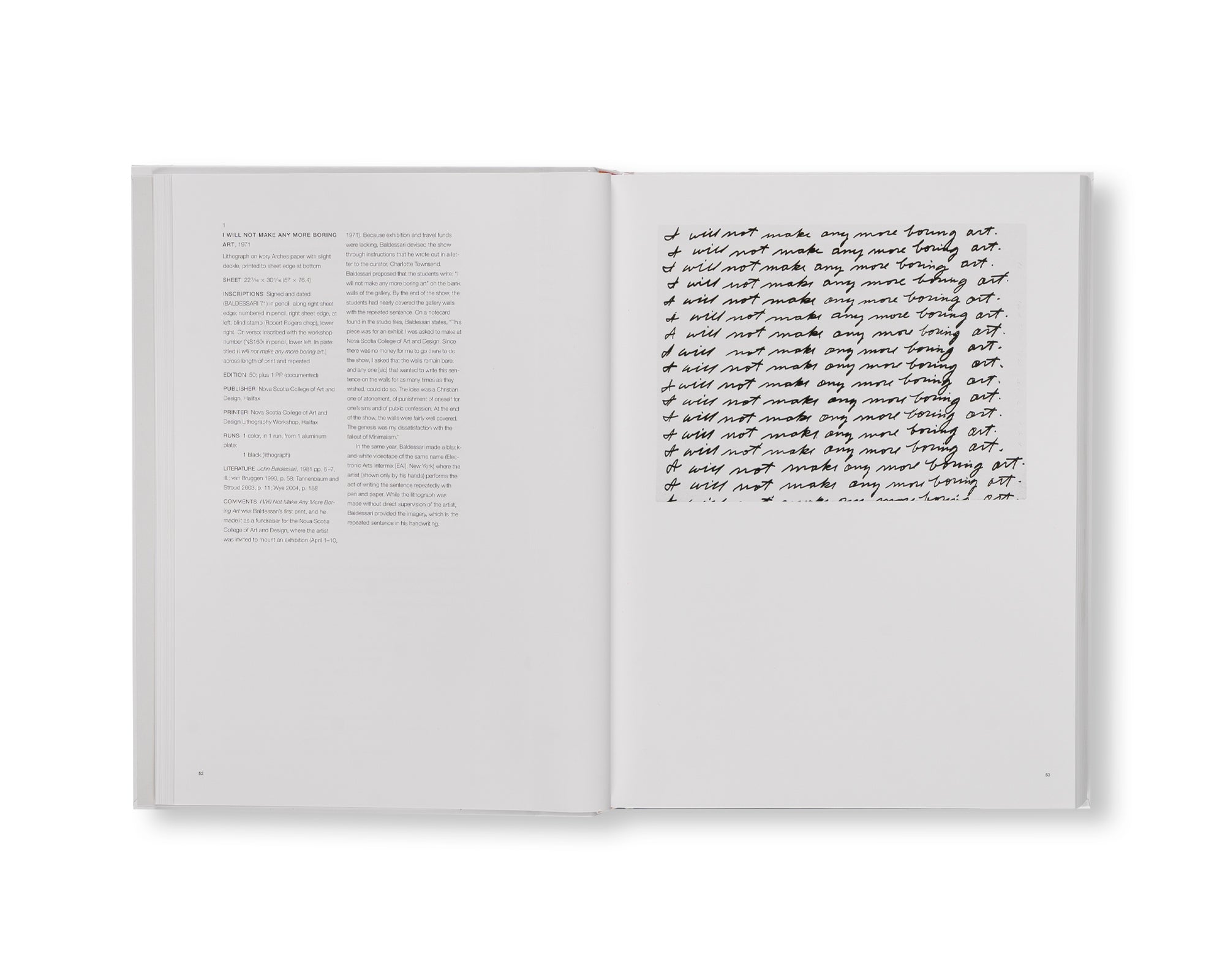 A CATALOGUE RAISONNE OF PRINTS & MULTIPLES 1971–2007 by John Baldessari