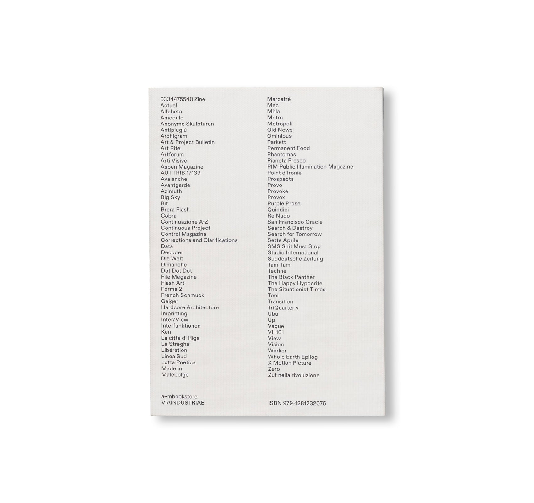 CONSTRUCTION OF THE UNIVERSE - ARTISTS' MAGAZINES AND PUBLICATIONS AFTER MARCEL DUCHAMP