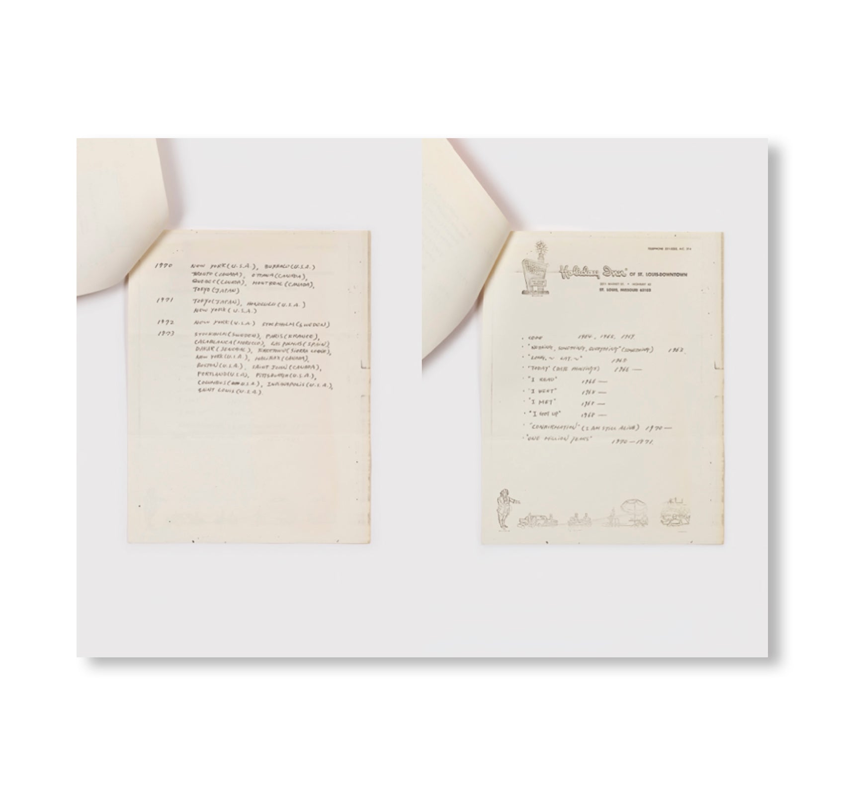 ON KAWARA I AM STILL ALIVE - CATALOGUE 252 by On Kawara