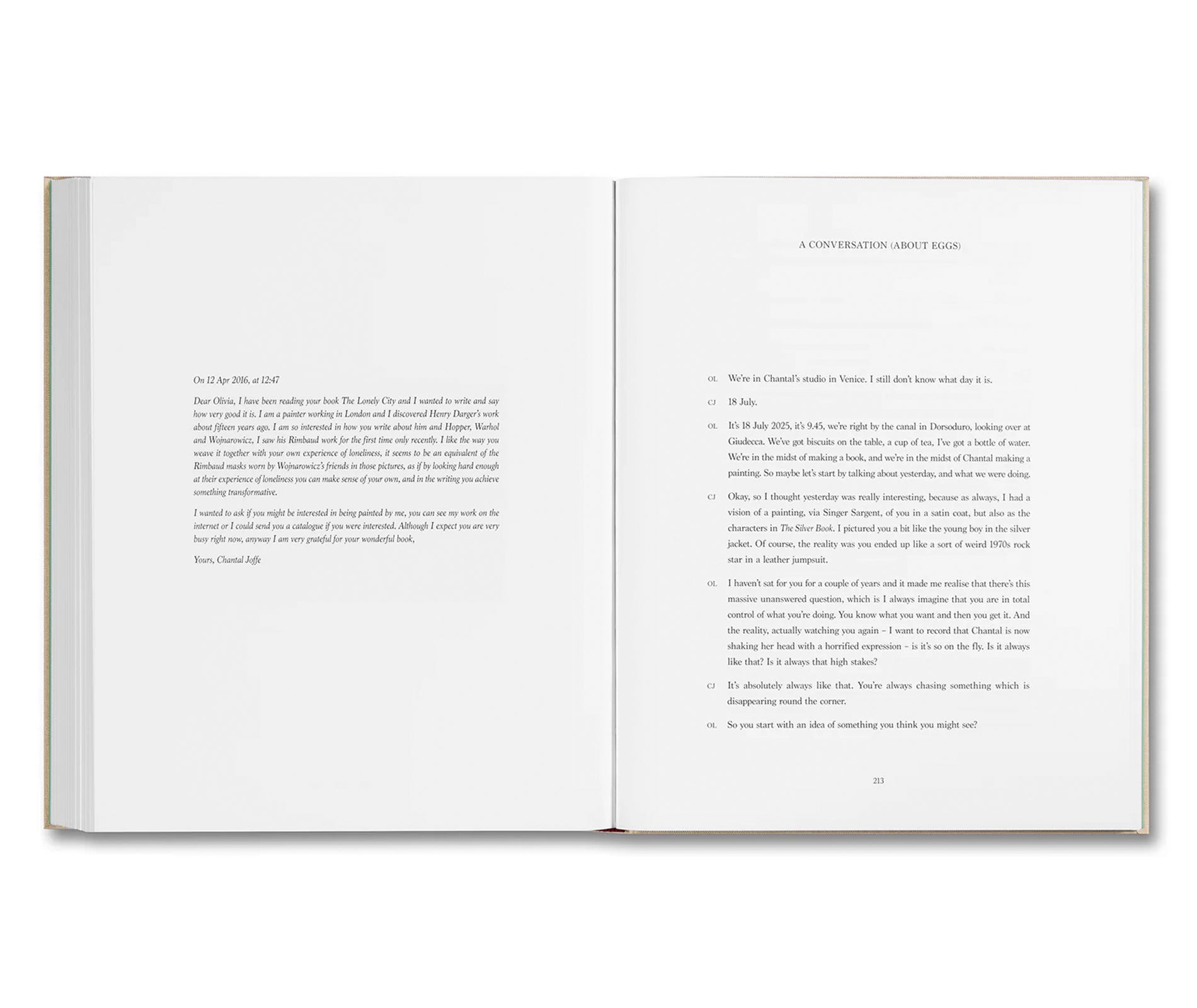 PAINTING WRITING TEXTING by Chantal Joffe, Olivia Laing